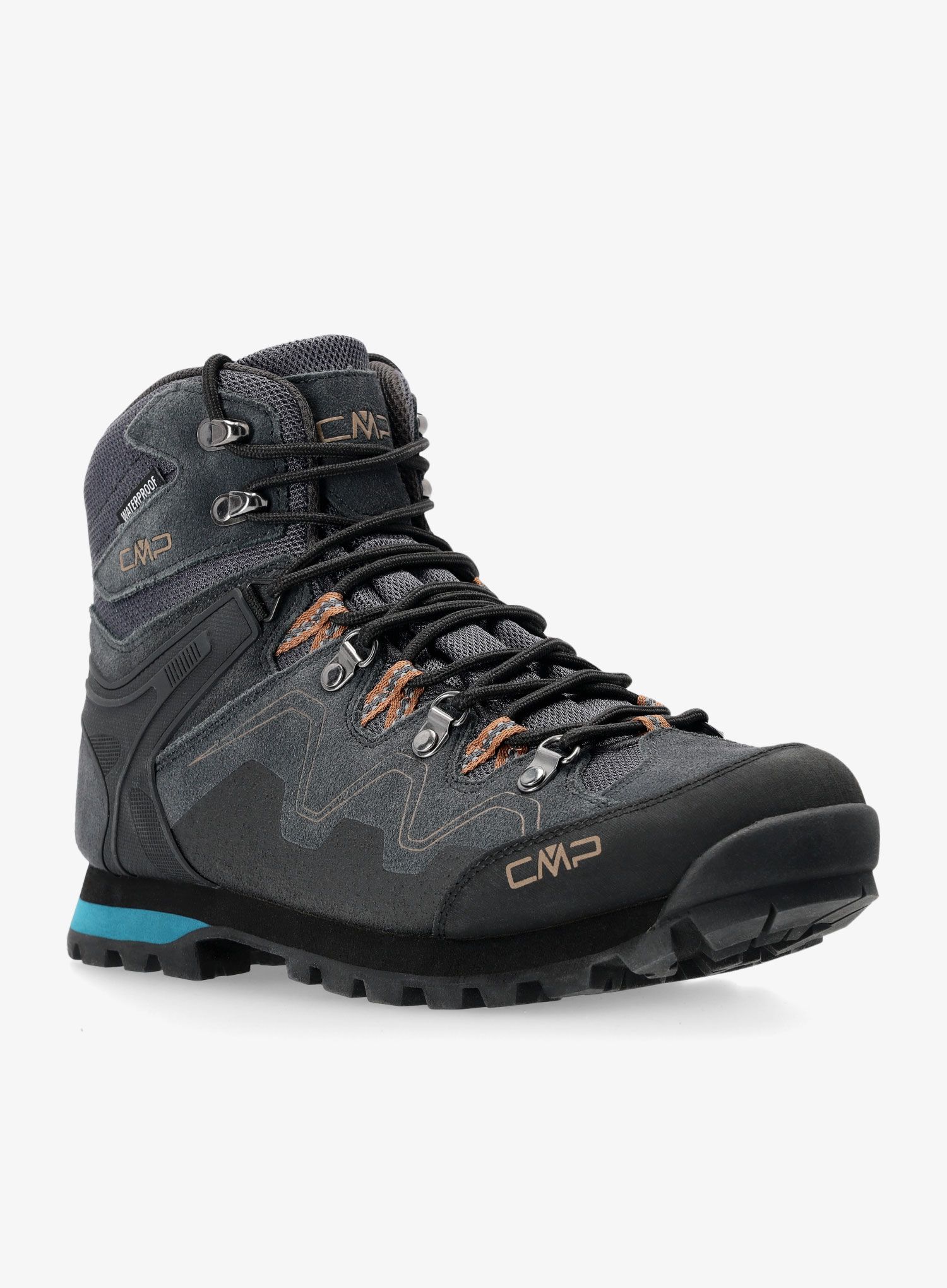 Pohodniški čevlji CMP Athunis Mid WP - dark grey