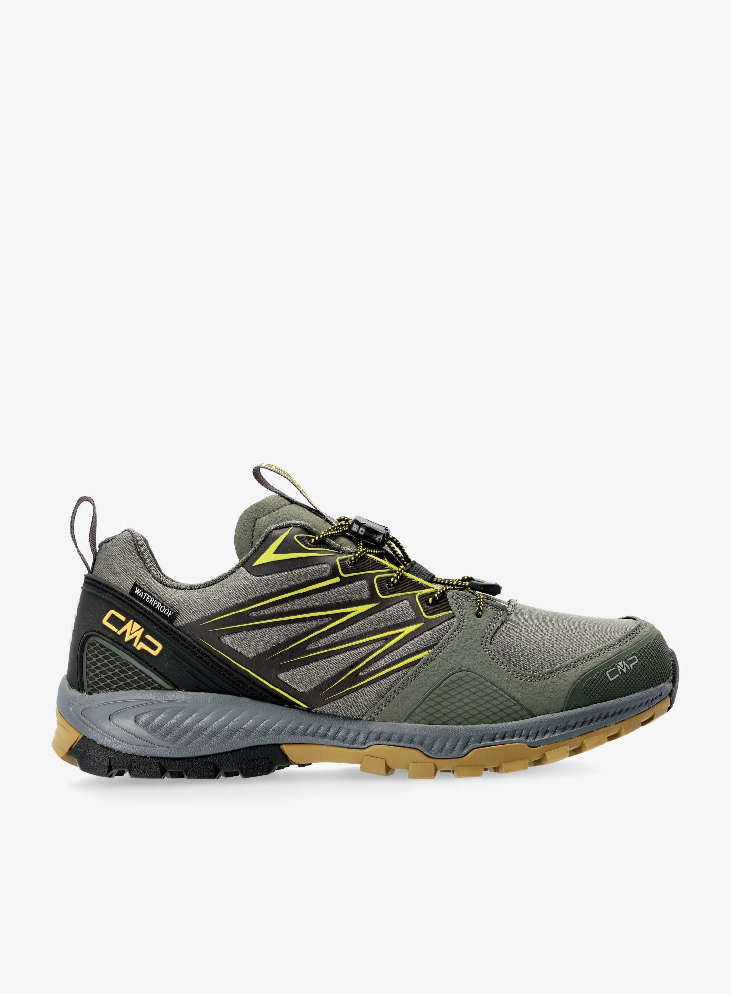 Moški tekaški čevlji CMP Atik Wp Trail Running Shoes - militare-agave