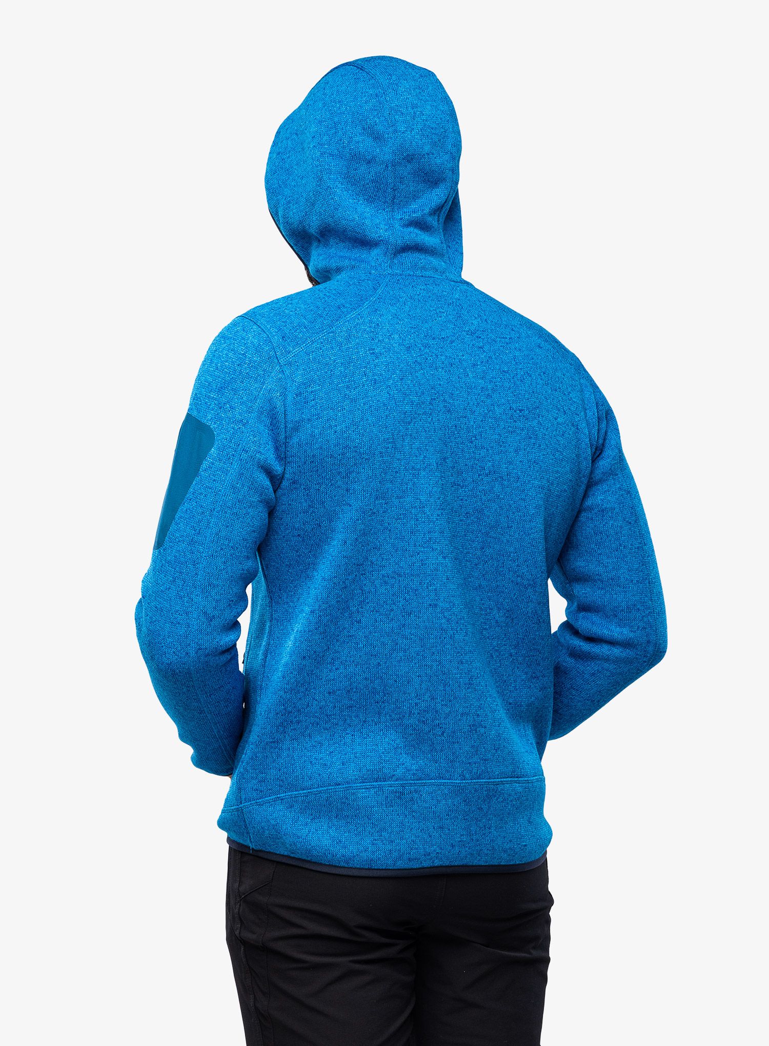 Flis CMP Borgis Fix Hood Jacket Knitted - river/petrol