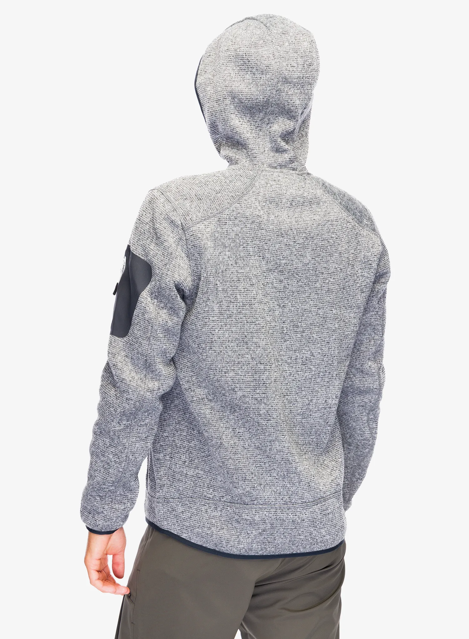 Flis CMP Borgis Fix Hood Jacket - ice/titanio/nero
