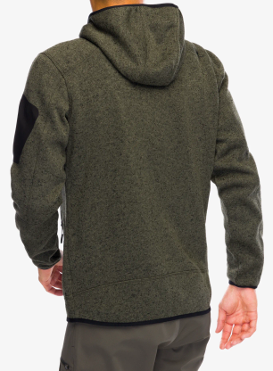 Flis CMP Borgis Fix Hood Jacket - olive/nero