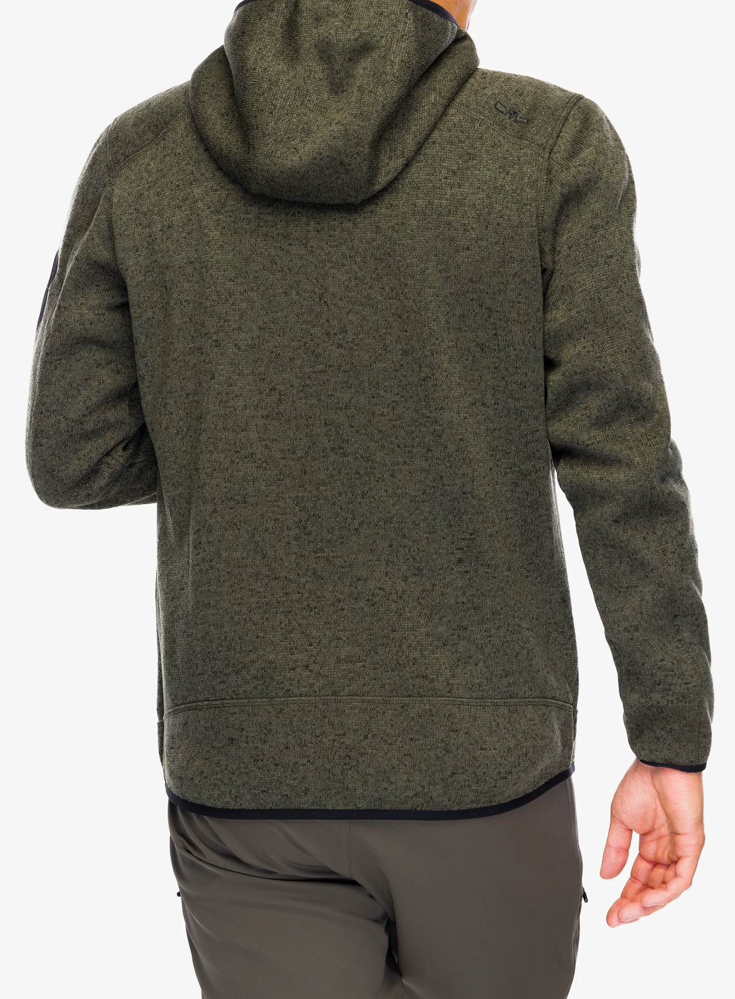 Flis CMP Borgis Fix Hood Jacket - olive/nero