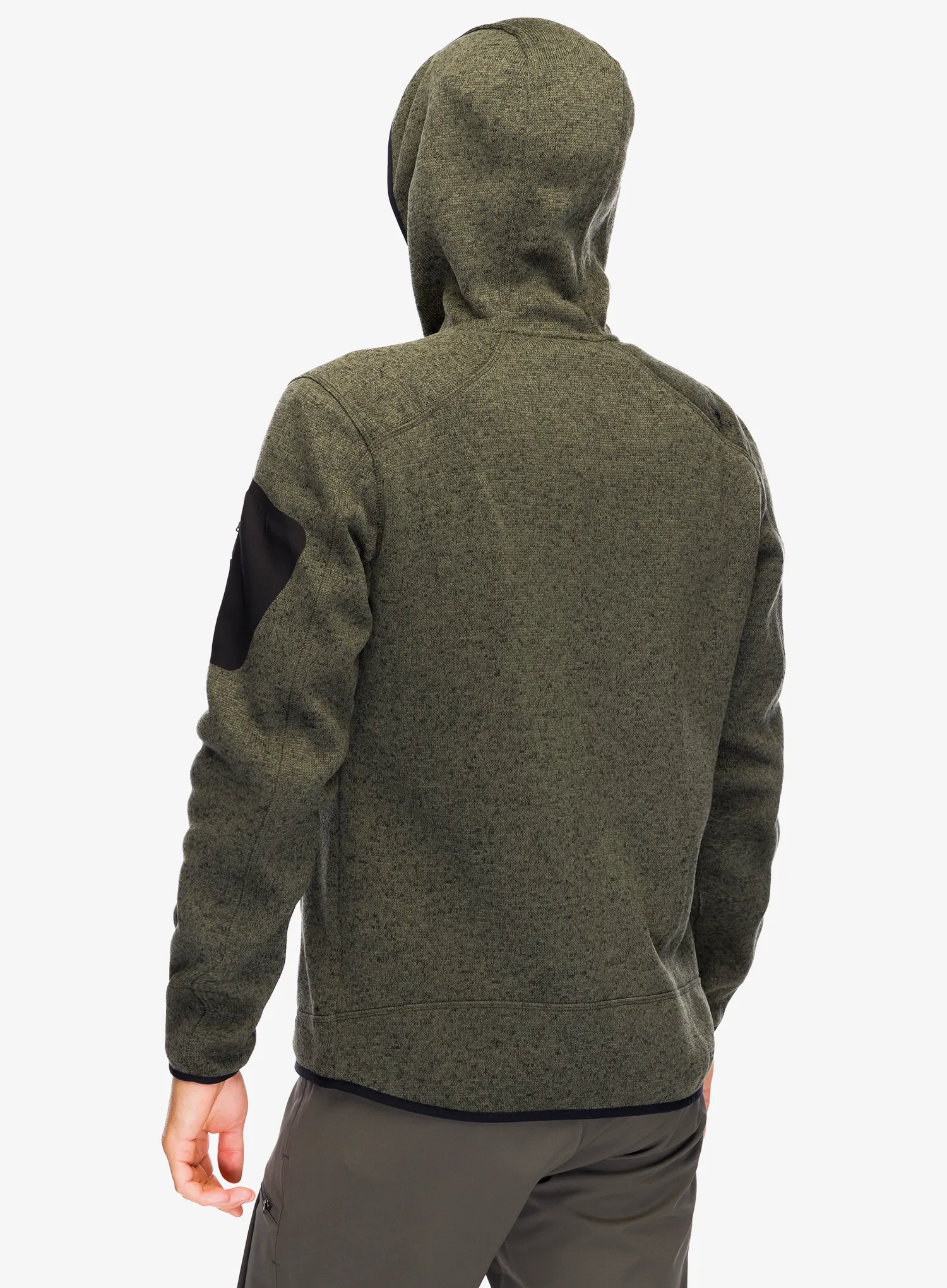 Flis CMP Borgis Fix Hood Jacket - olive/nero