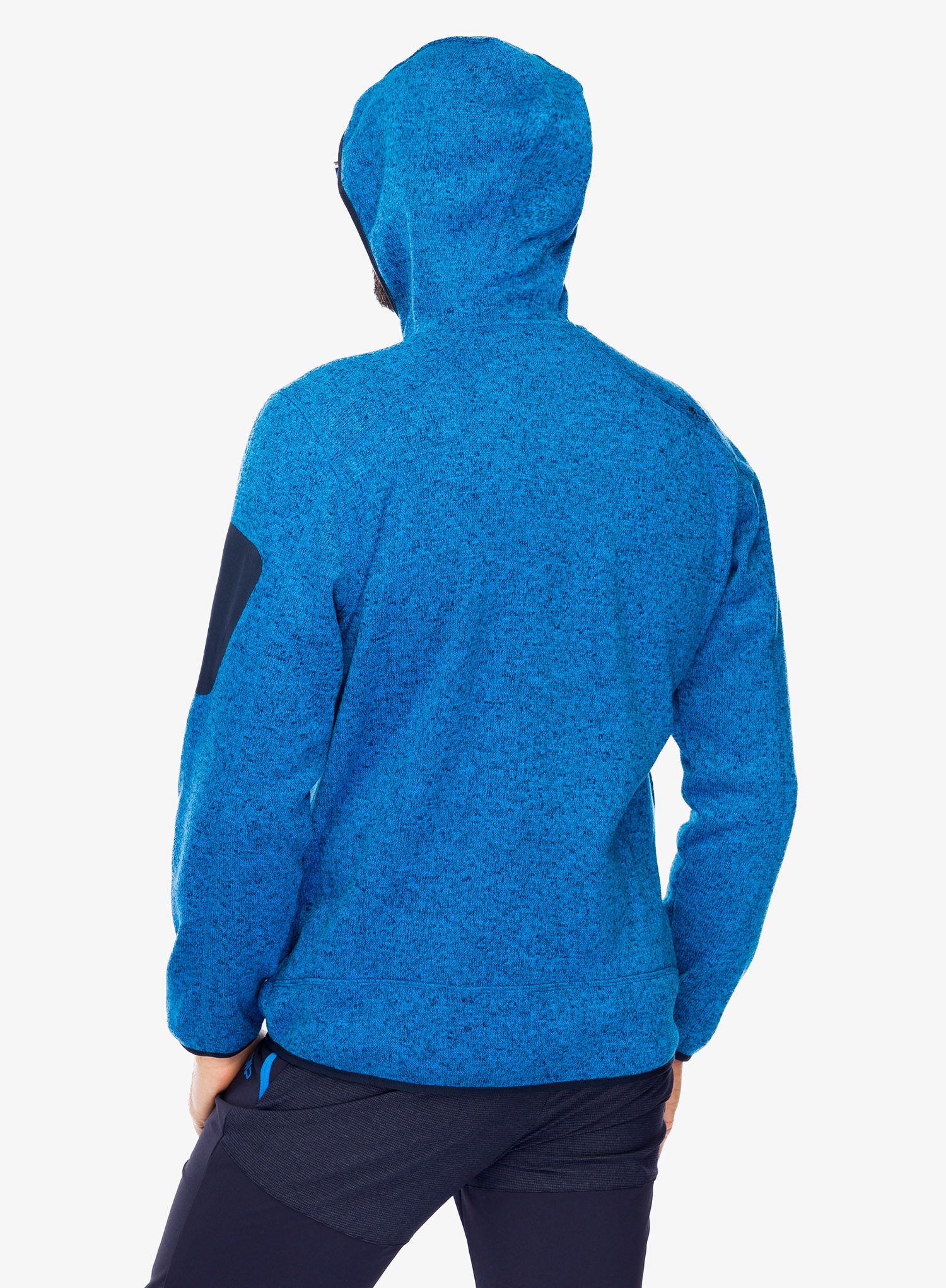 Flis CMP Borgis Fix Hood Jacket - river/black blue
