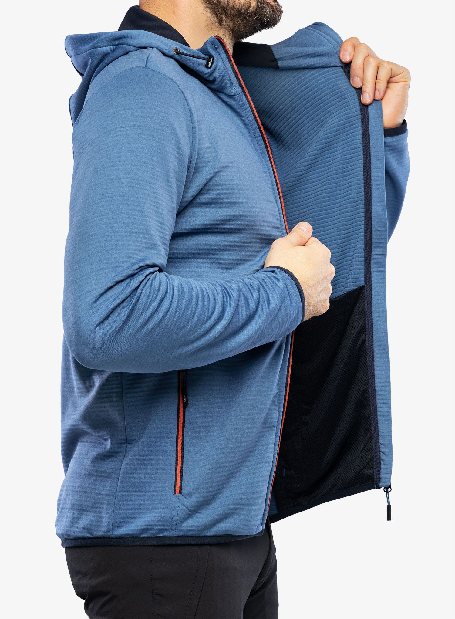 Flis CMP Edge Jacket Fix Hood - bluestone