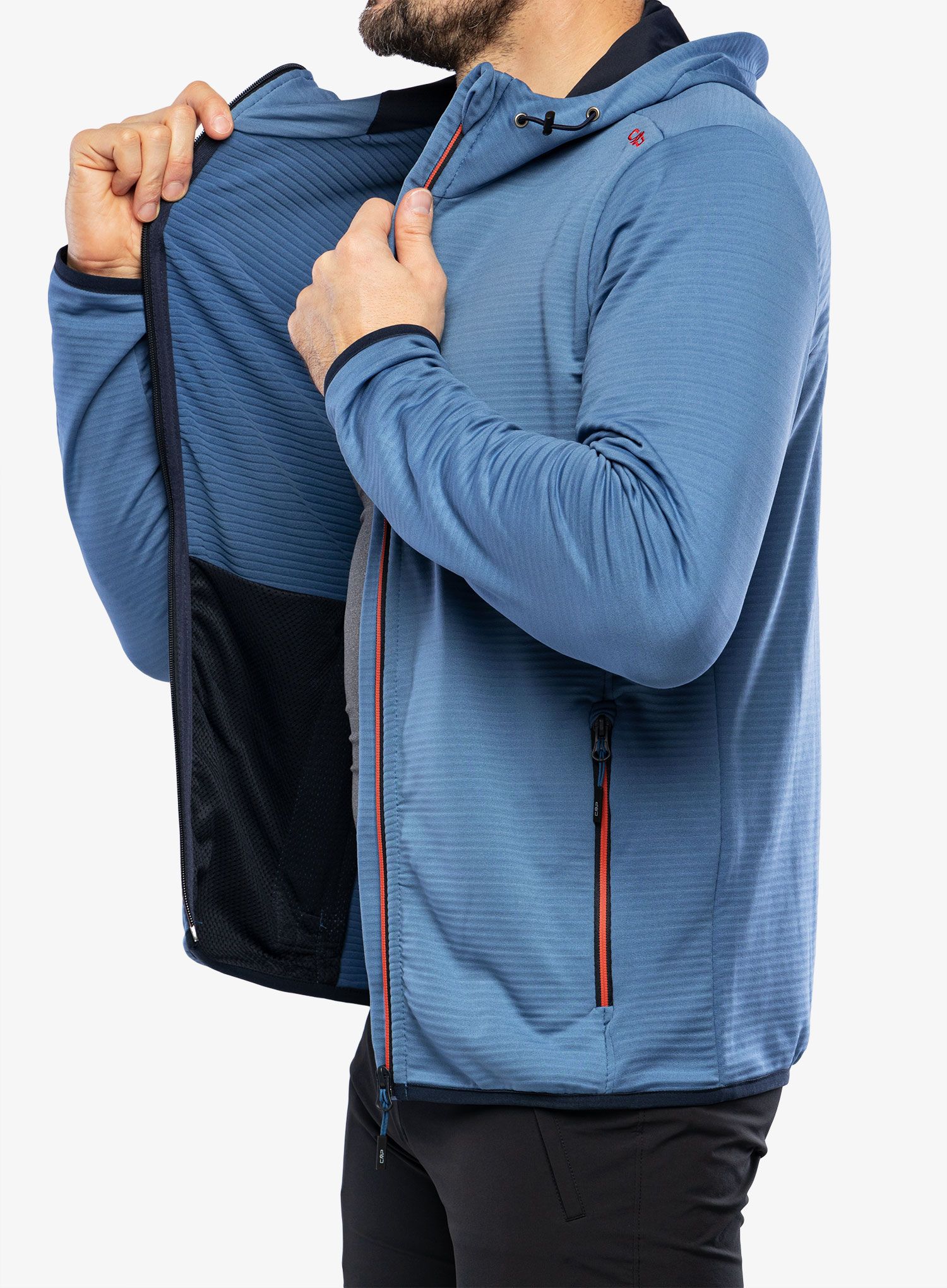 Flis CMP Edge Jacket Fix Hood - bluestone