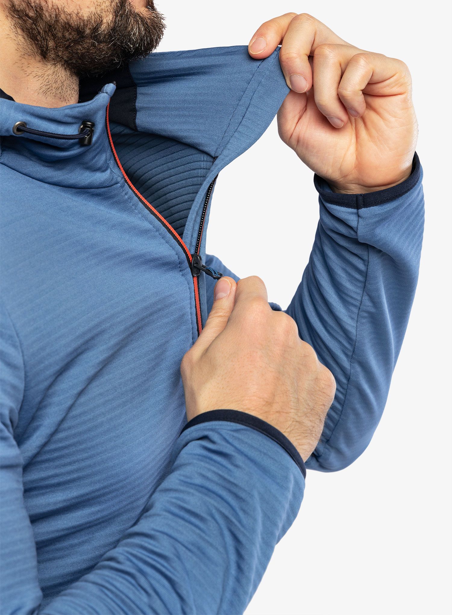 Flis CMP Edge Jacket Fix Hood - bluestone