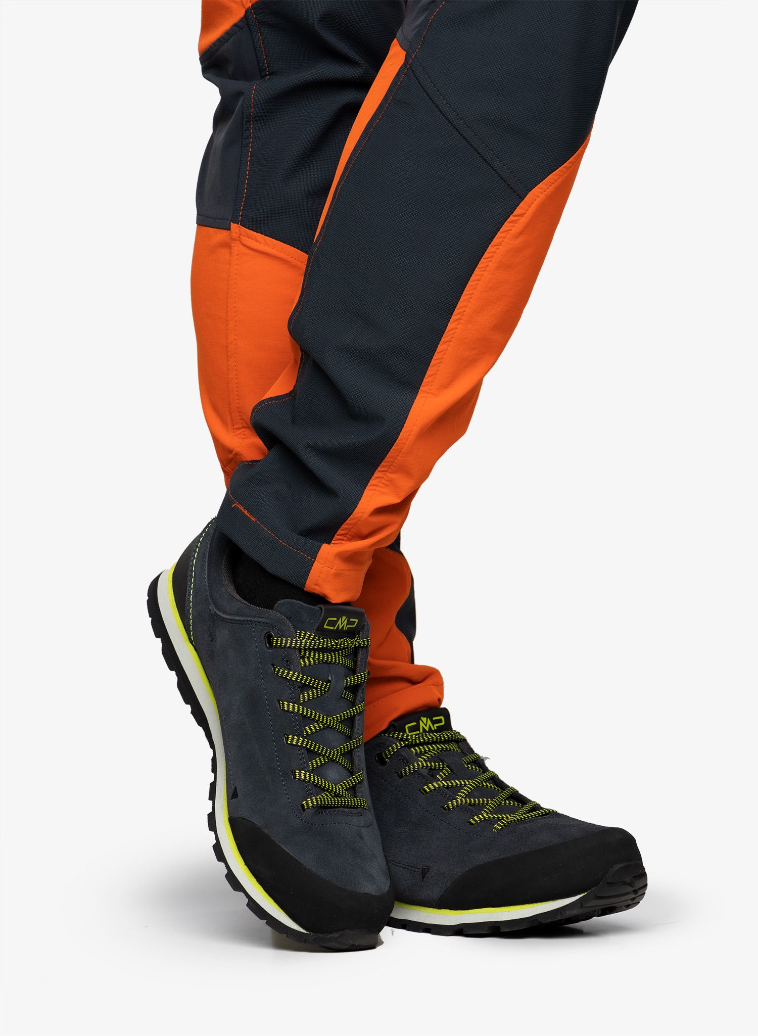 Nizki pohodniški čevlji CMP Elettra Low WP - titanio/limegreen