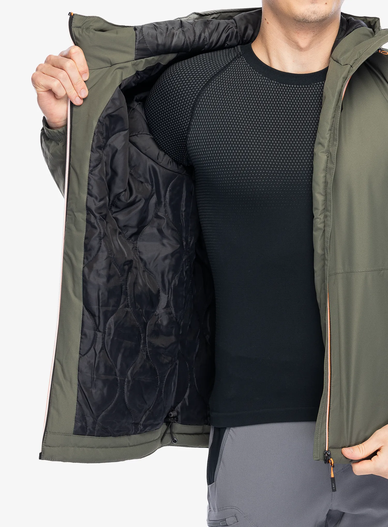 Sintetična jakna CMP Franz Jacket Fix Hood - olive