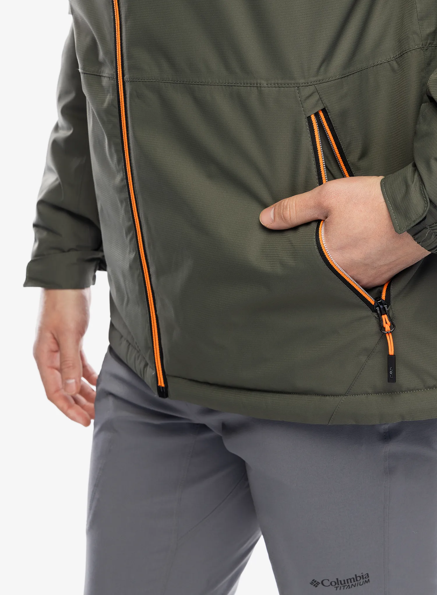 Sintetična jakna CMP Franz Jacket Fix Hood - olive
