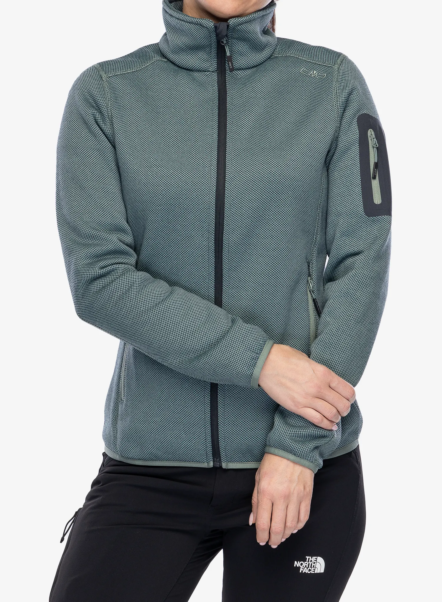 Ženski flis CMP Haze Jacket - mineral