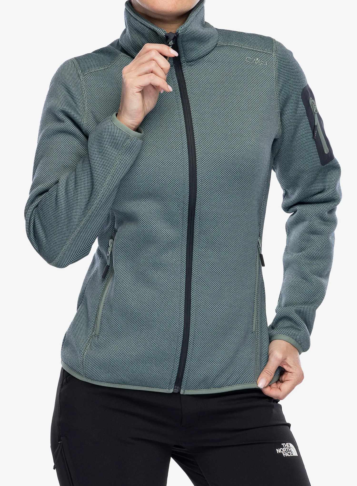 Ženski flis CMP Haze Jacket - mineral