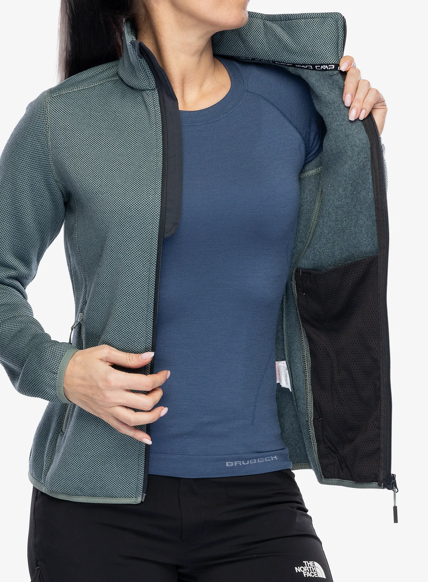 Ženski flis CMP Haze Jacket - mineral