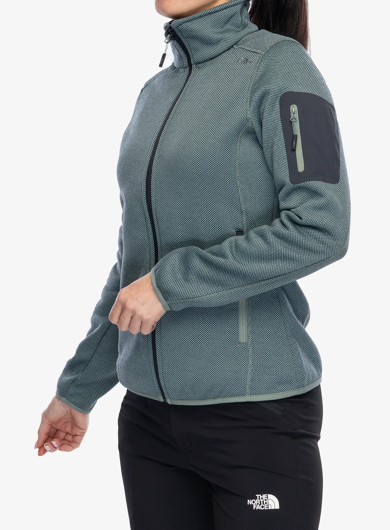 Ženski flis CMP Haze Jacket - mineral