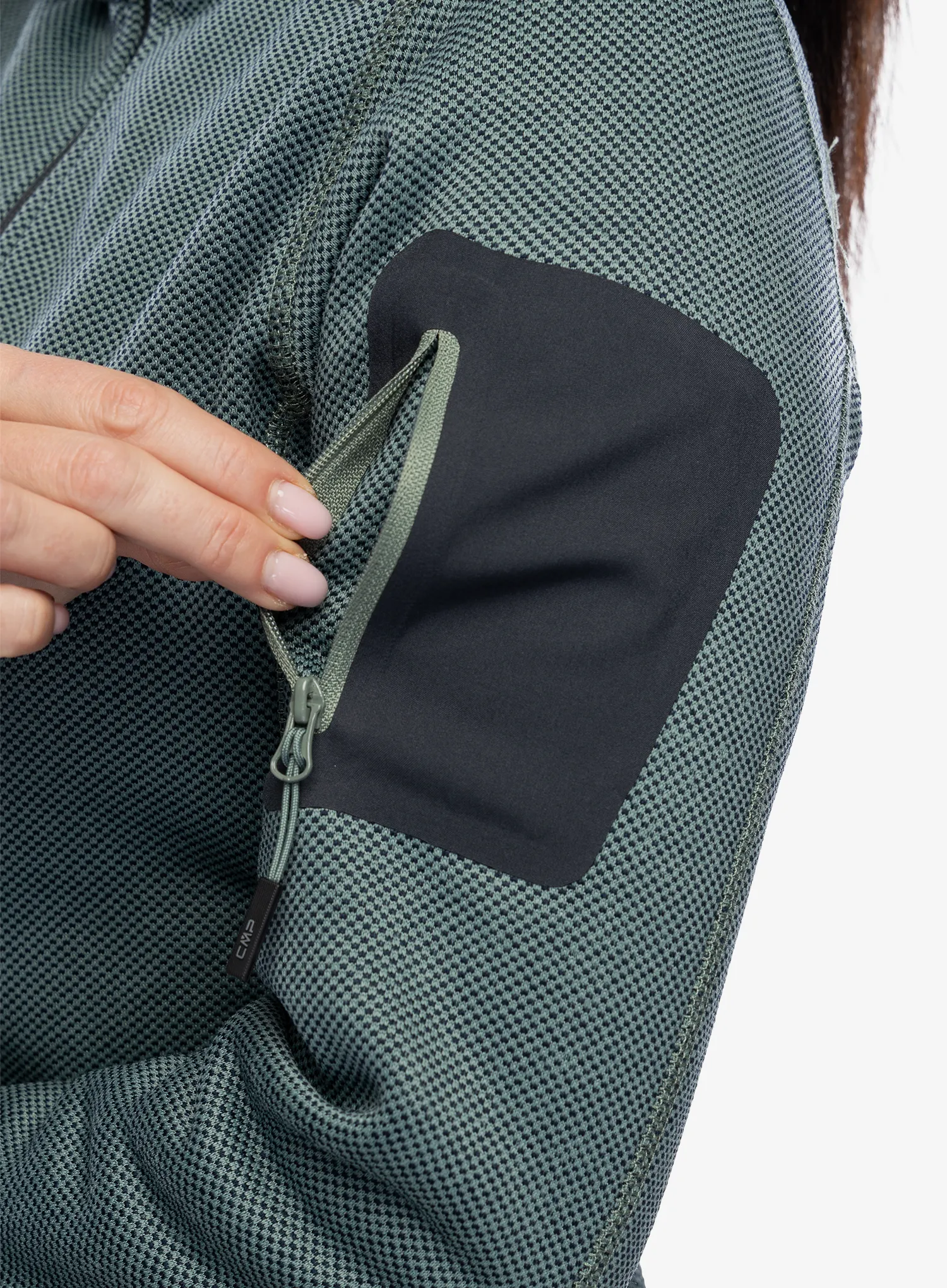 Ženski flis CMP Haze Jacket - mineral