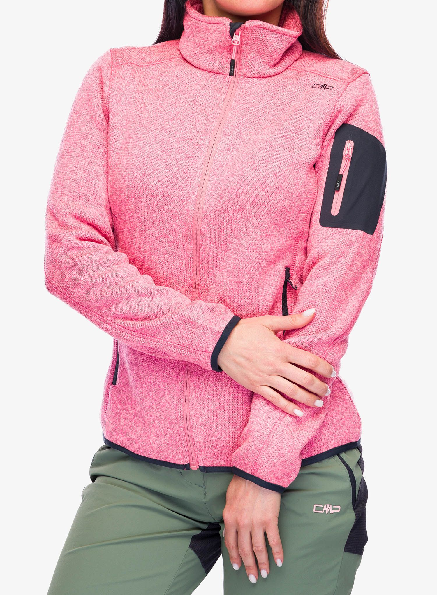 Ženski flis CMP Haze Jacket - orchidea/lotus