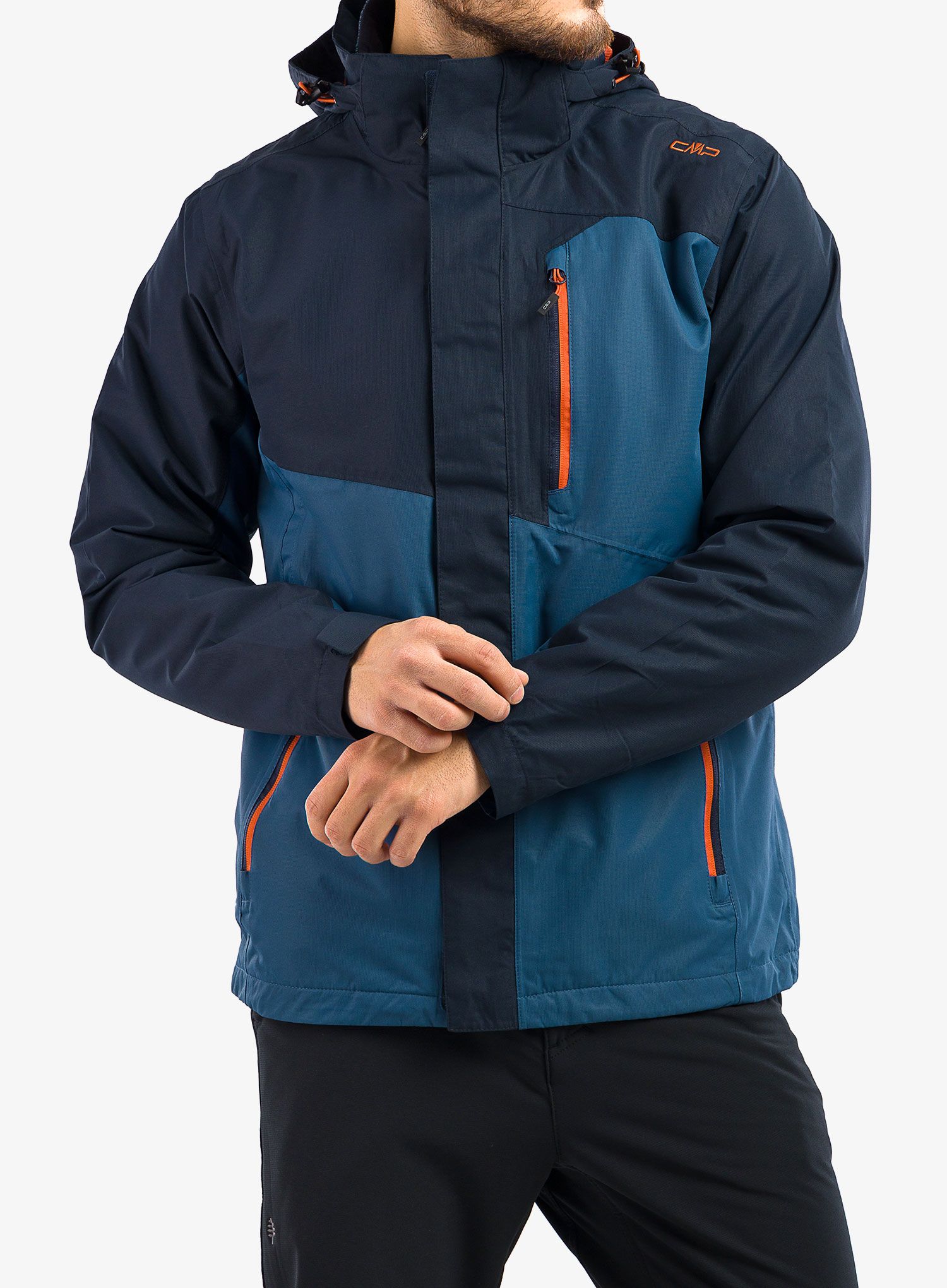 Jakna 3v1 CMP Hugo Jacket Zip Hood - black blue