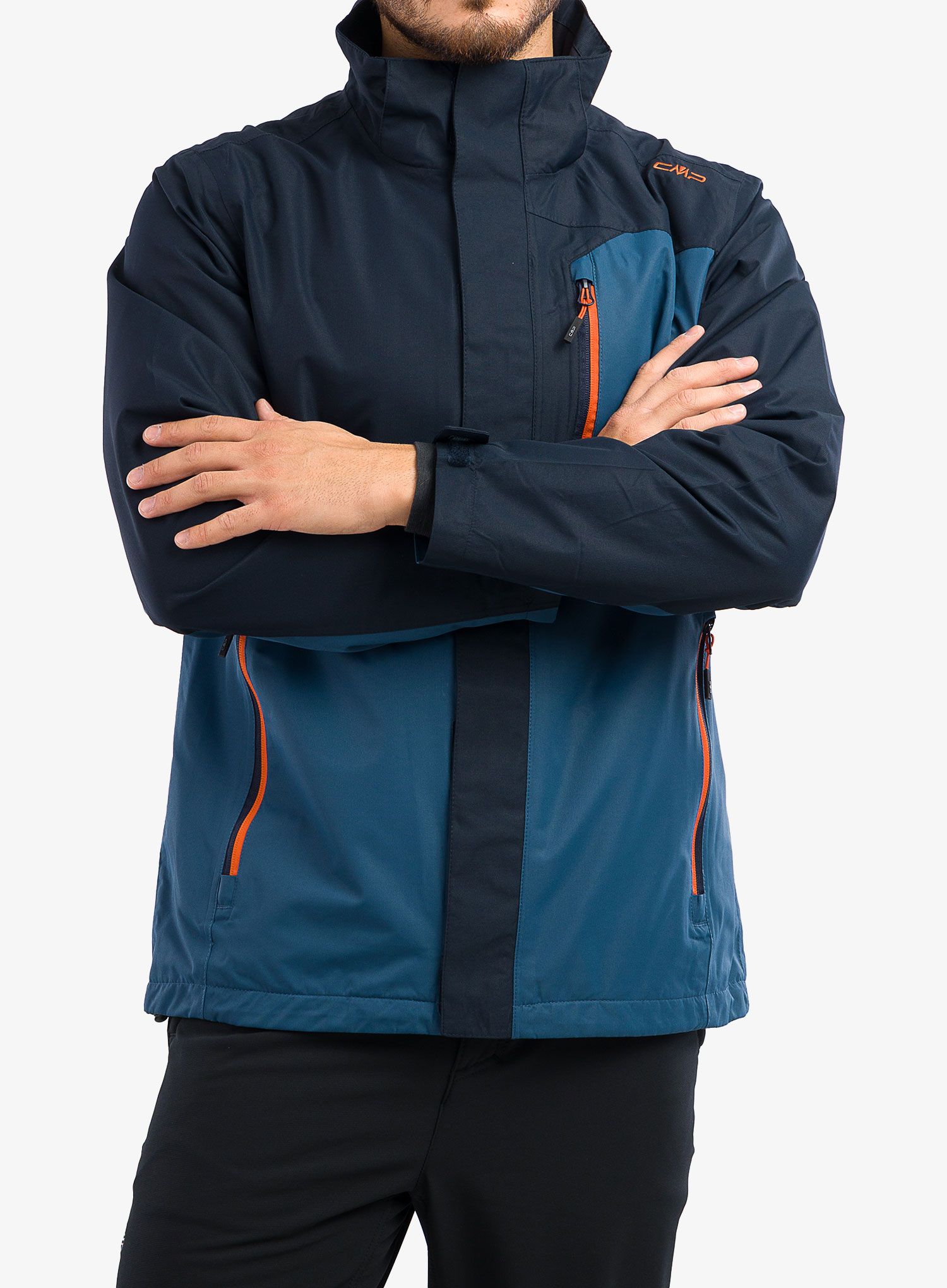 Jakna 3v1 CMP Hugo Jacket Zip Hood - black blue