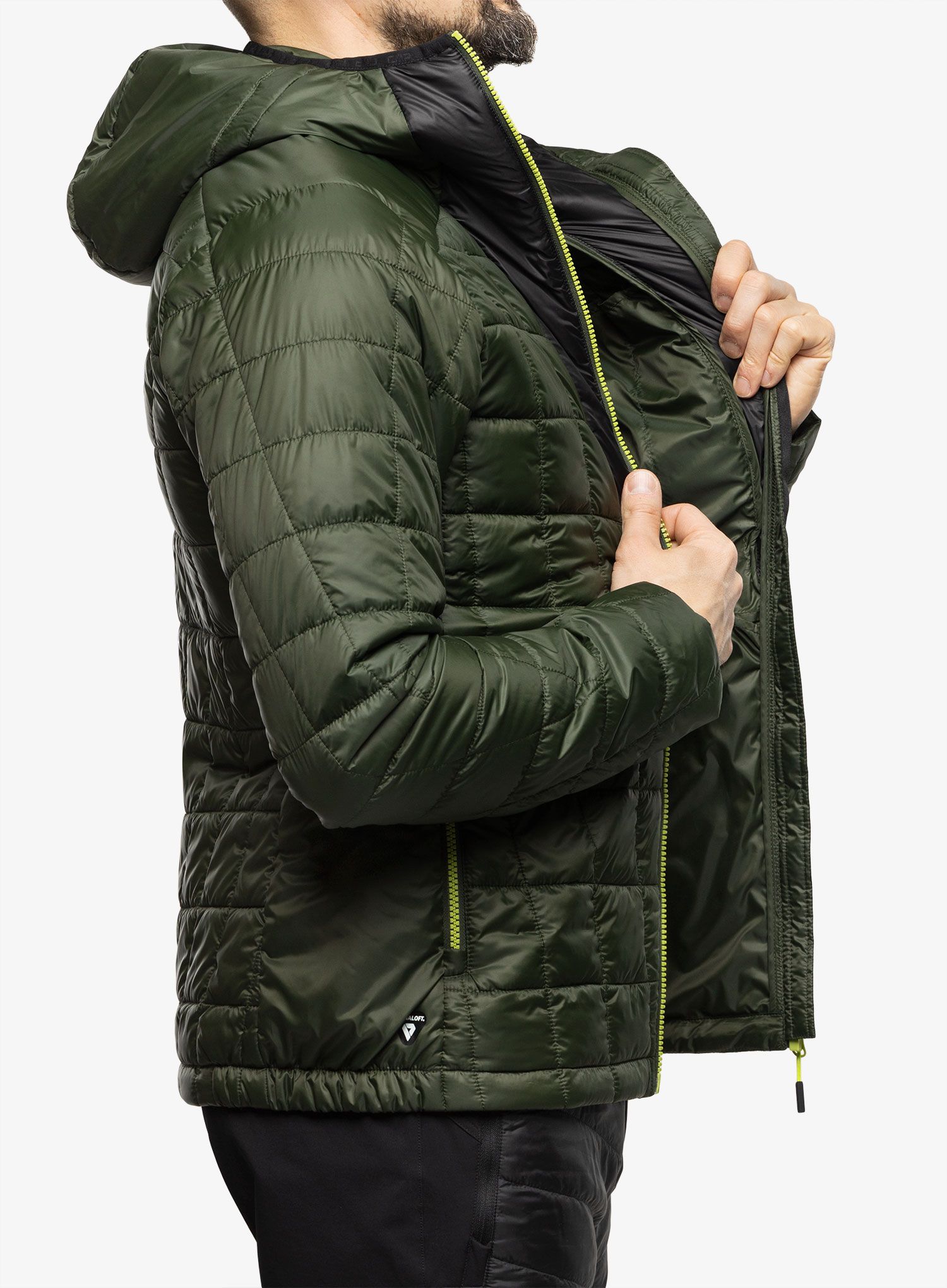 Sintetična jakna CMP Jacket Fix Hood Master - oil green