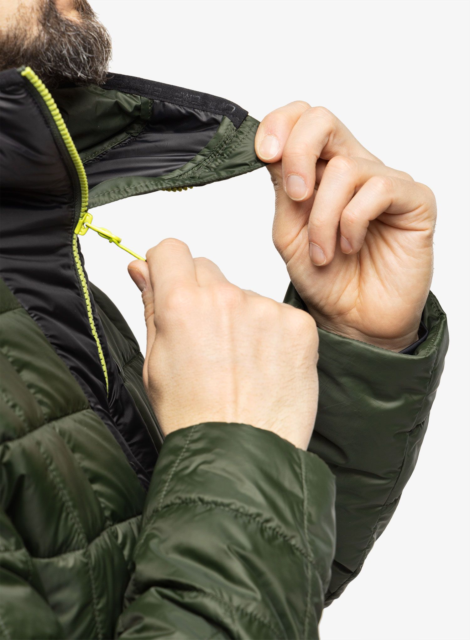 Sintetična jakna CMP Jacket Fix Hood Master - oil green