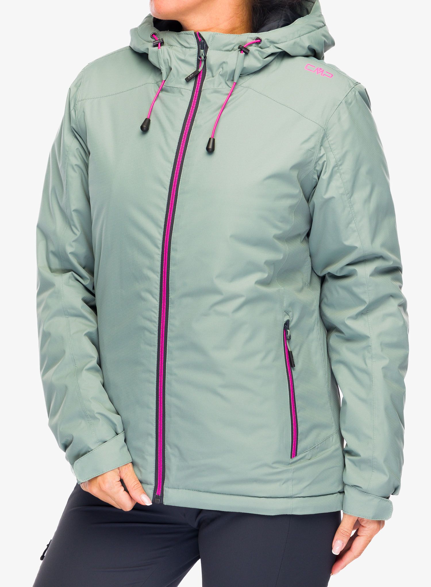 Ženska sintetična jakna CMP Jacket Fix Hood Teemo - mineral