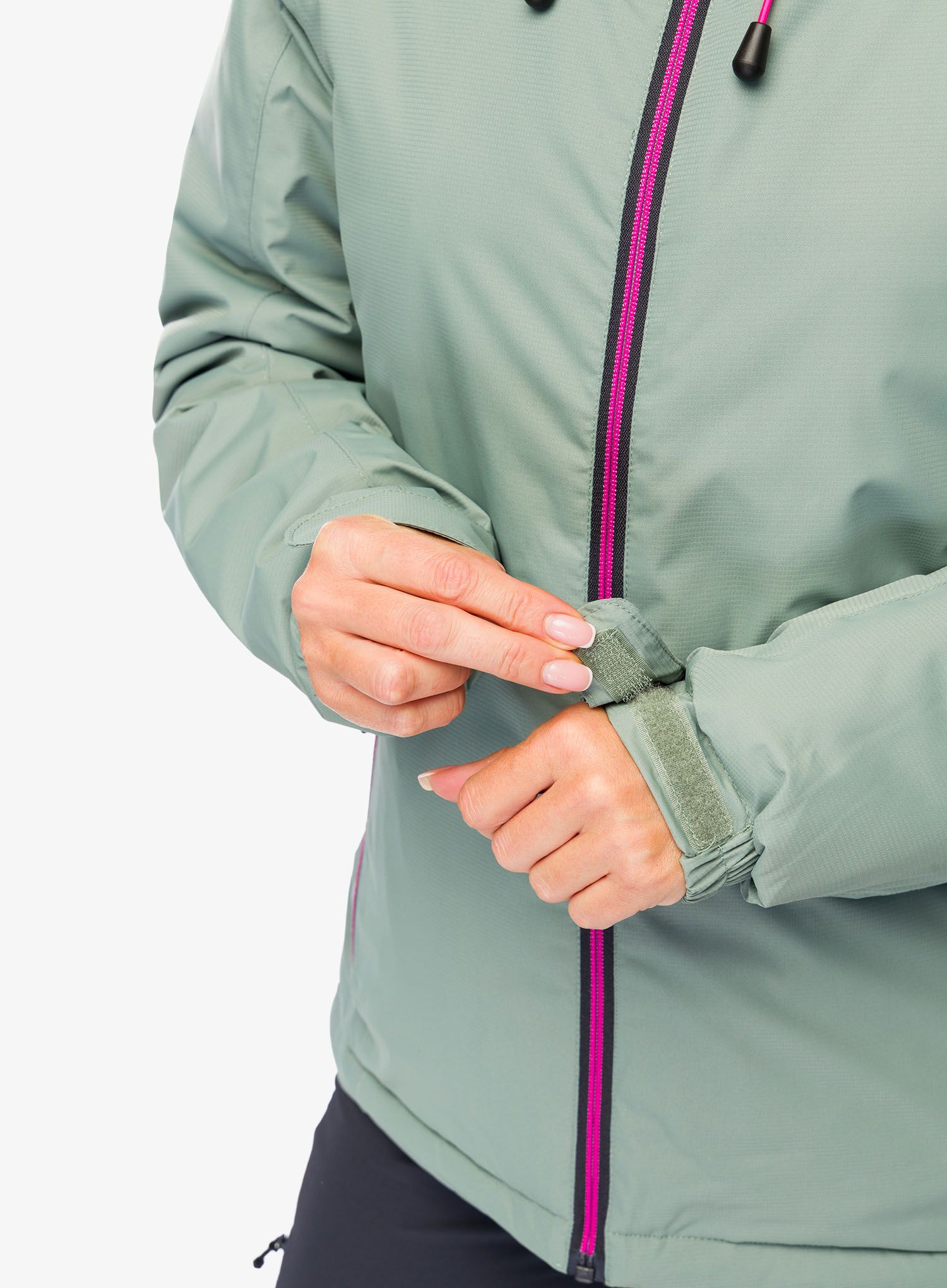 Ženska sintetična jakna CMP Jacket Fix Hood Teemo - mineral