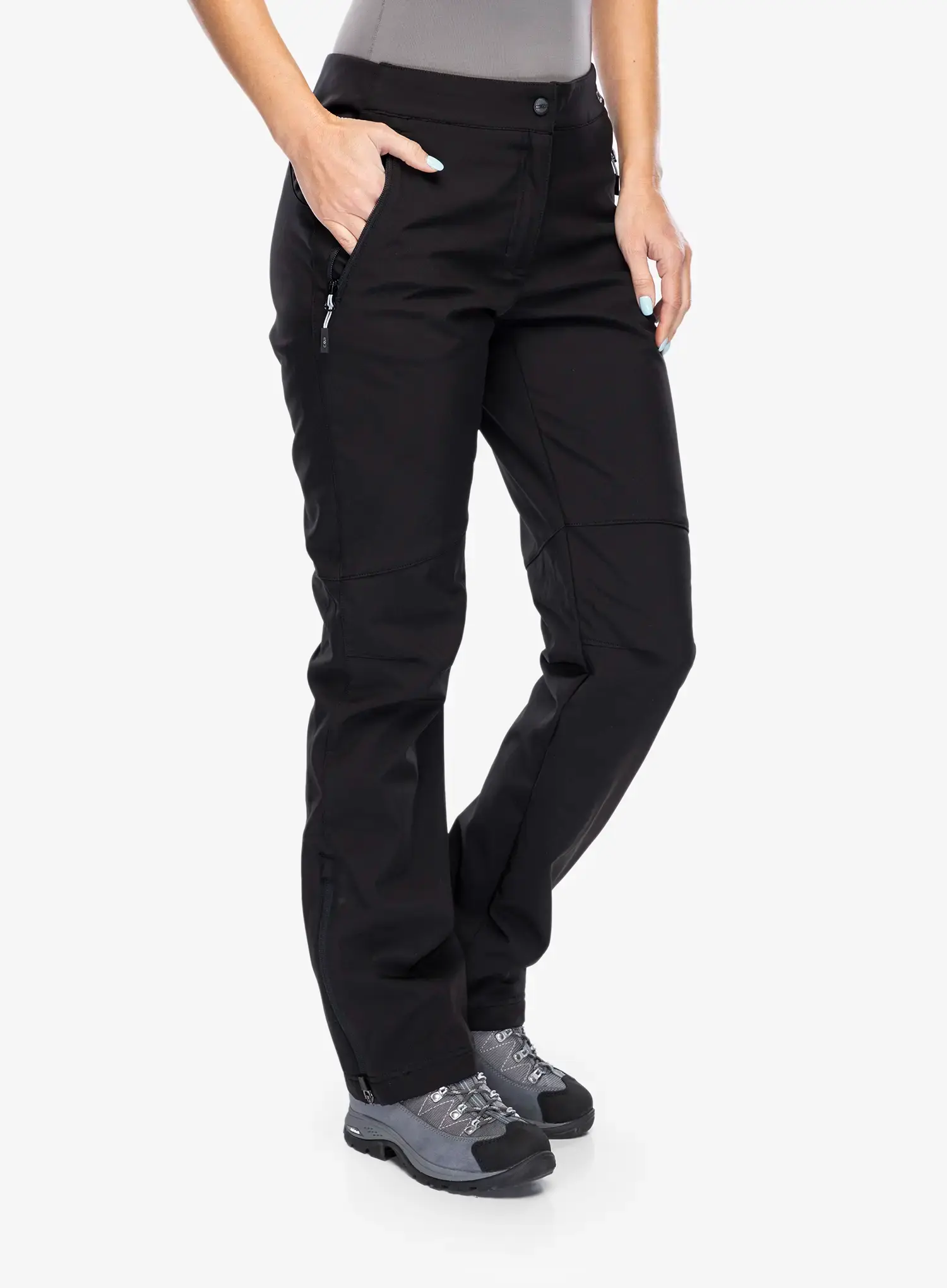 Ženske pohodniške hlače CMP June Long Pant - nero