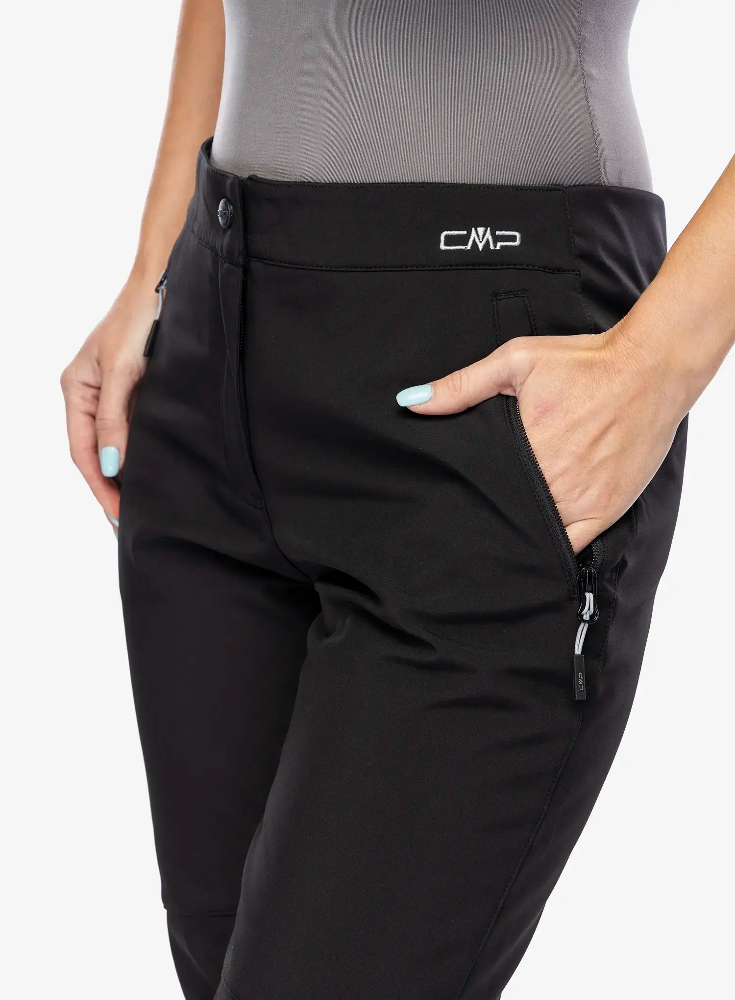 Ženske pohodniške hlače CMP June Long Pant - nero