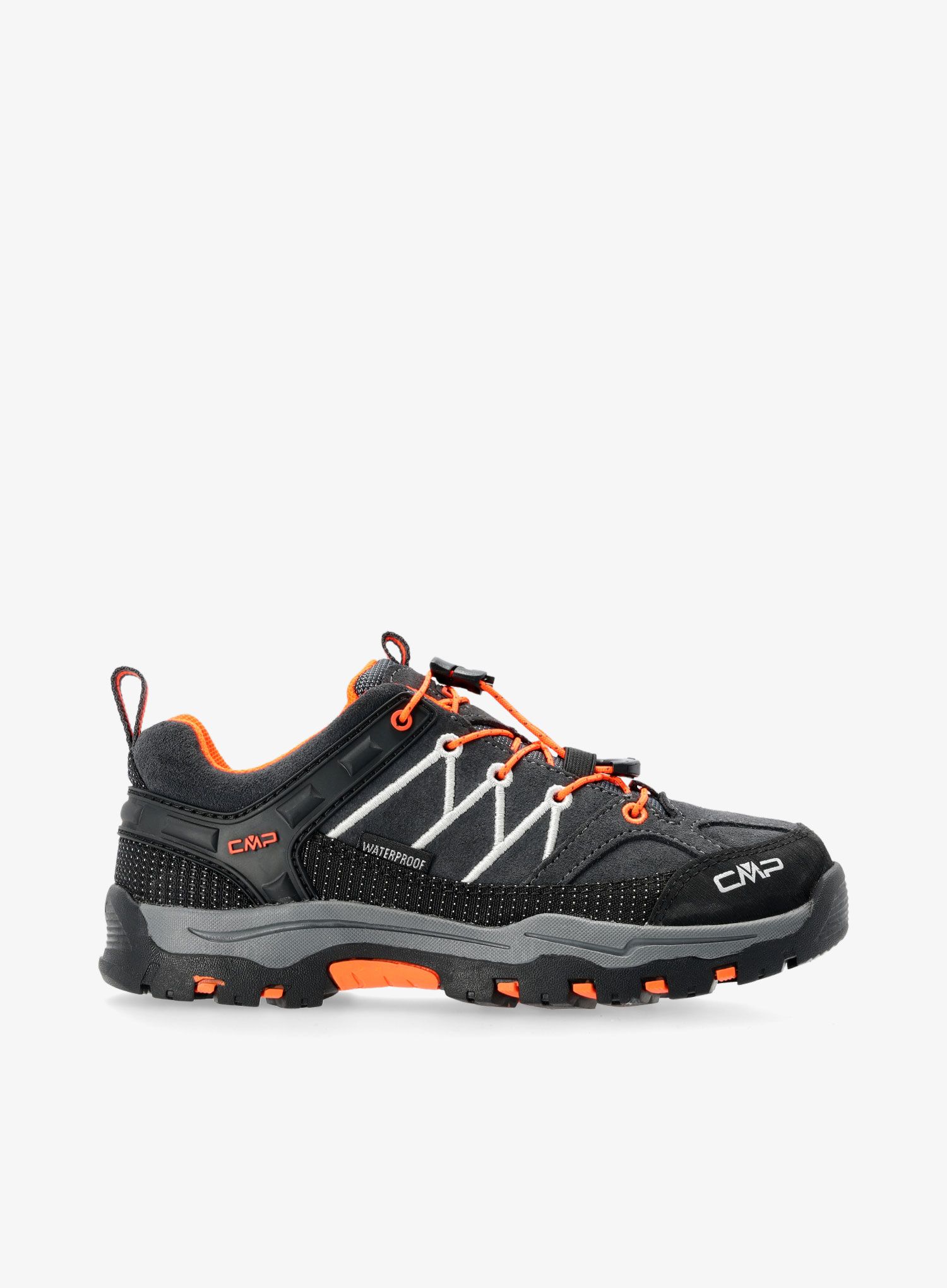 Otroška obutev CMP Kids Rigel Low Trekking Shoes Wp - antracite-flash orange