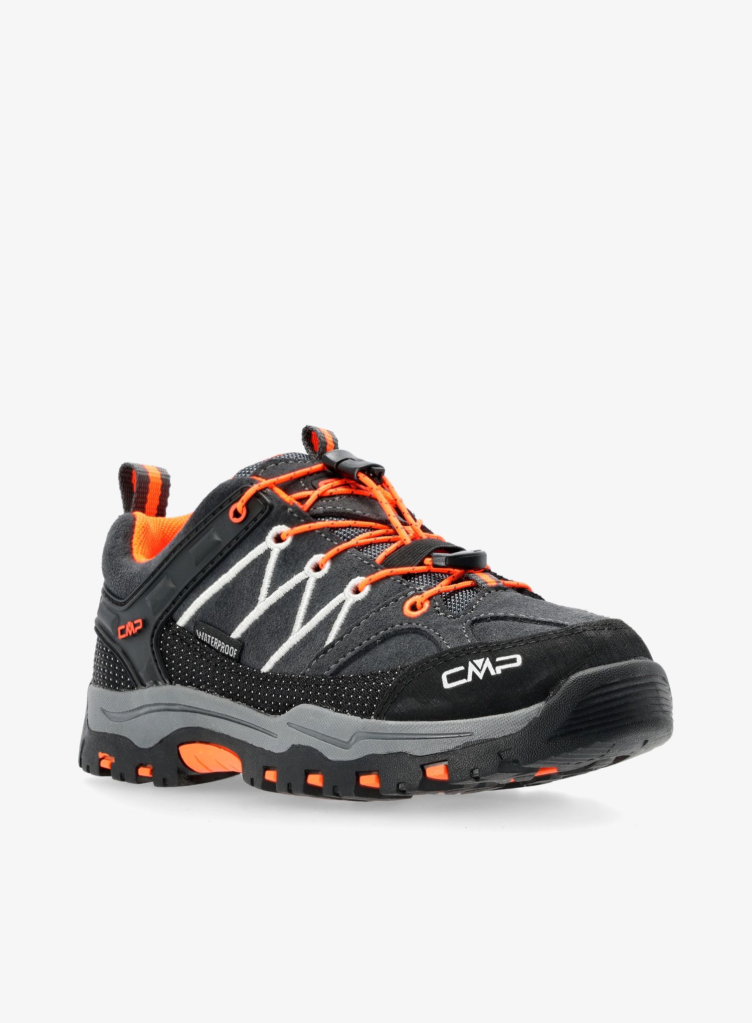 Otroška obutev CMP Kids Rigel Low Trekking Shoes Wp - antracite-flash orange