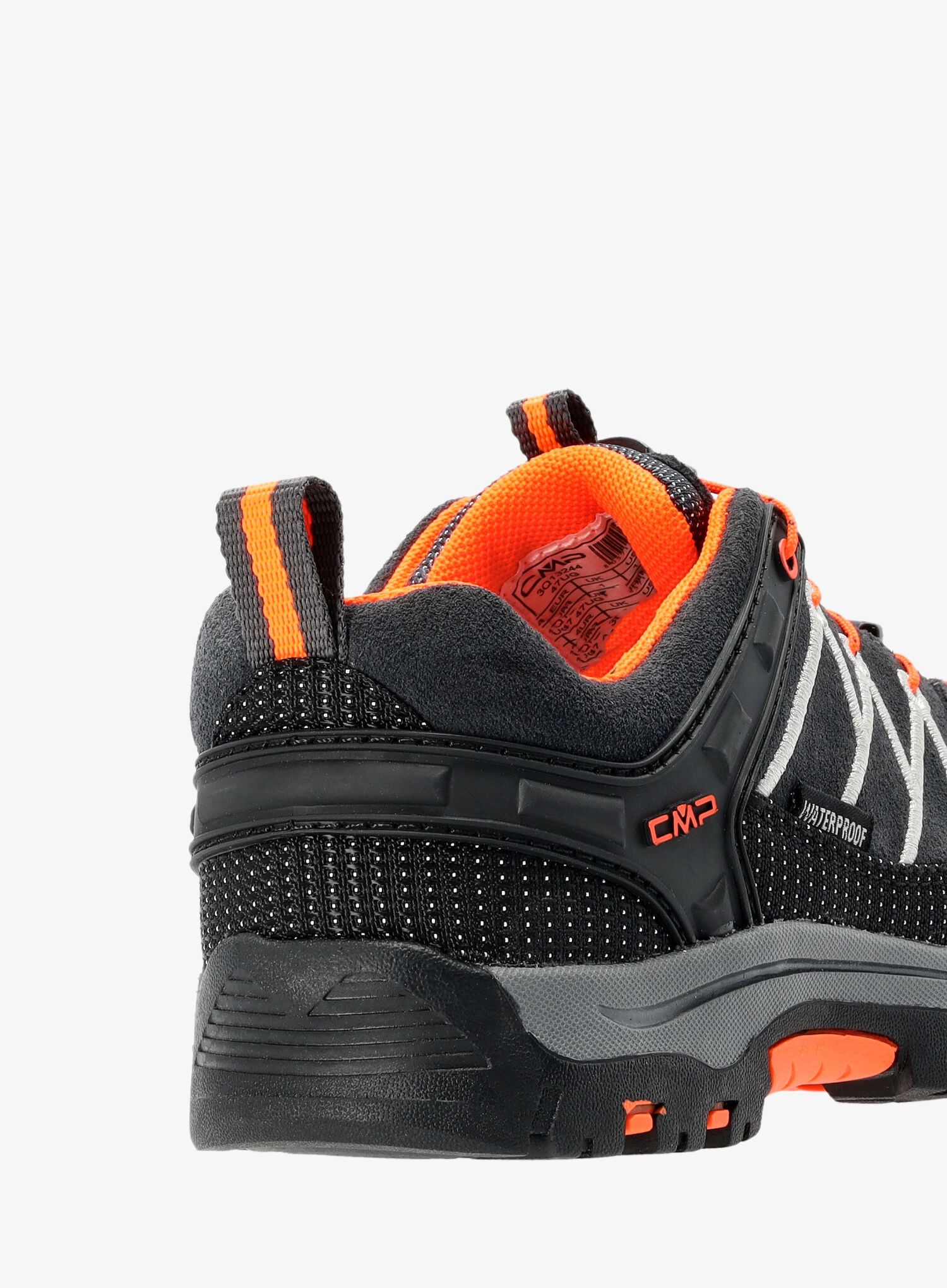 Otroška obutev CMP Kids Rigel Low Trekking Shoes Wp - antracite-flash orange