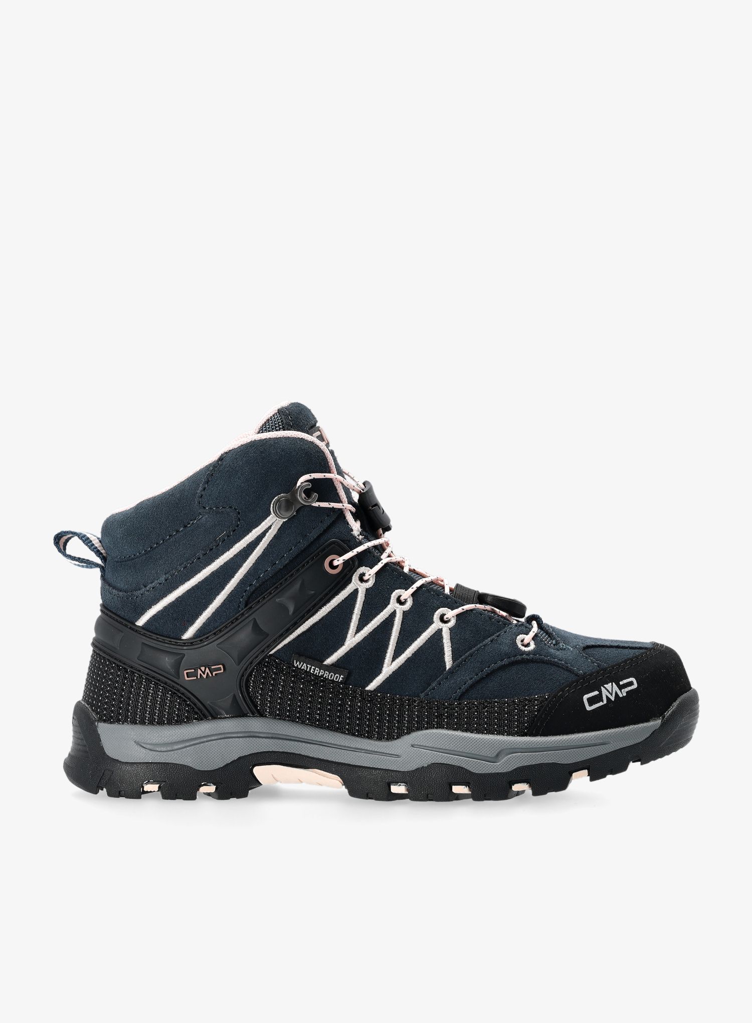 Otroška obutev CMP Kids Rigel Mid Trekking Shoe Wp - asphalt/rose