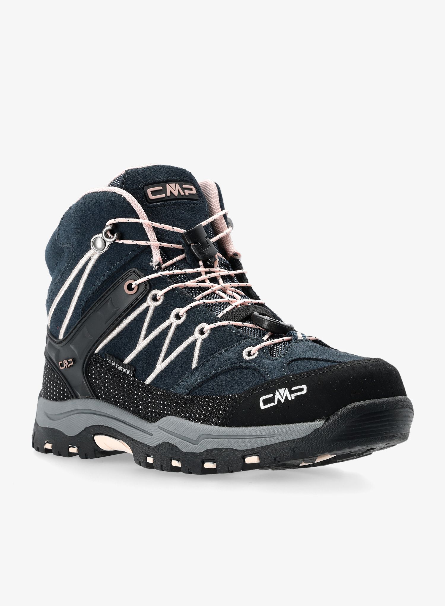 Otroška obutev CMP Kids Rigel Mid Trekking Shoe Wp - asphalt/rose