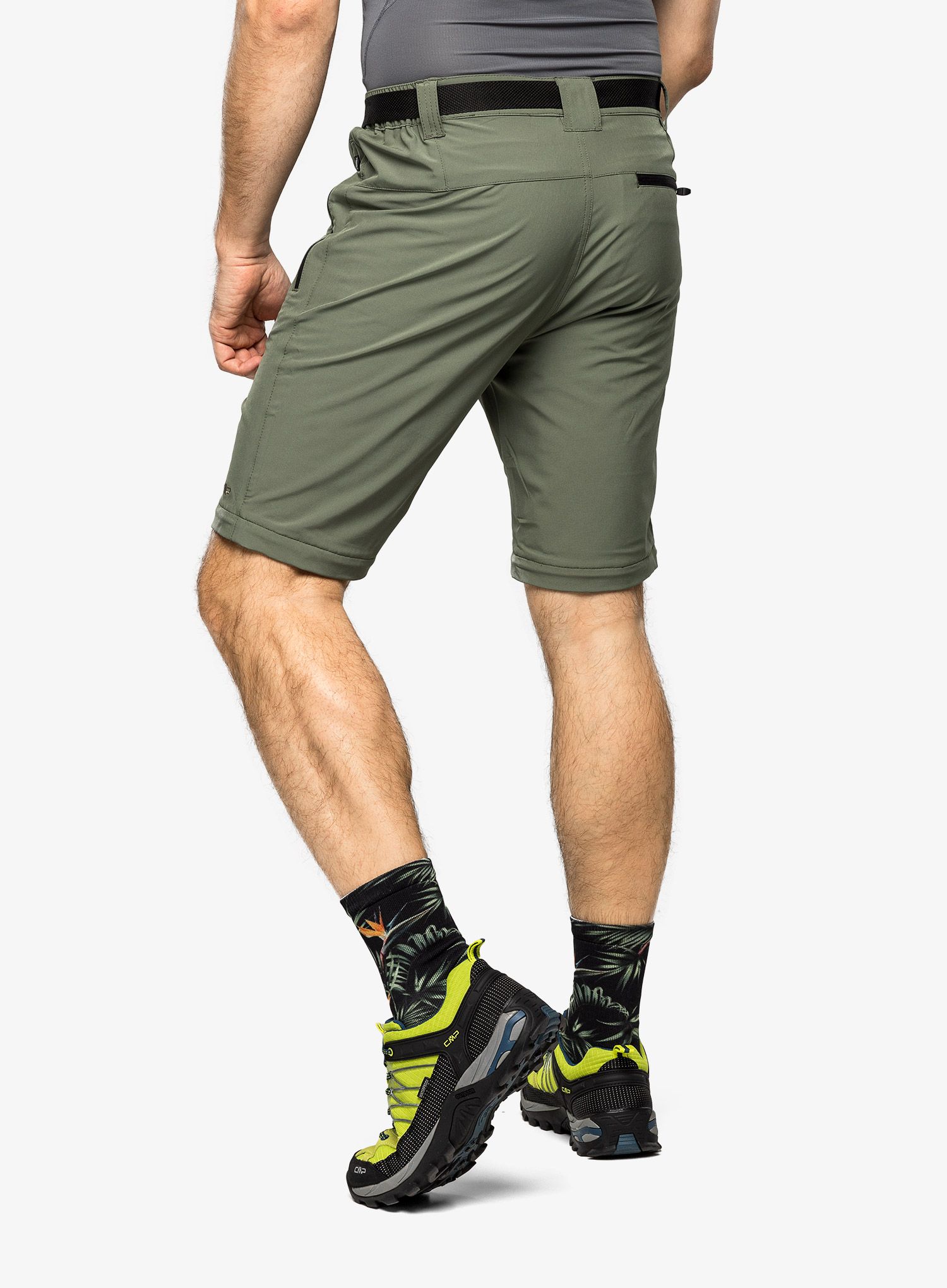 Pohodniške hlače CMP Lario Bermuda Stretch Polyester - torba