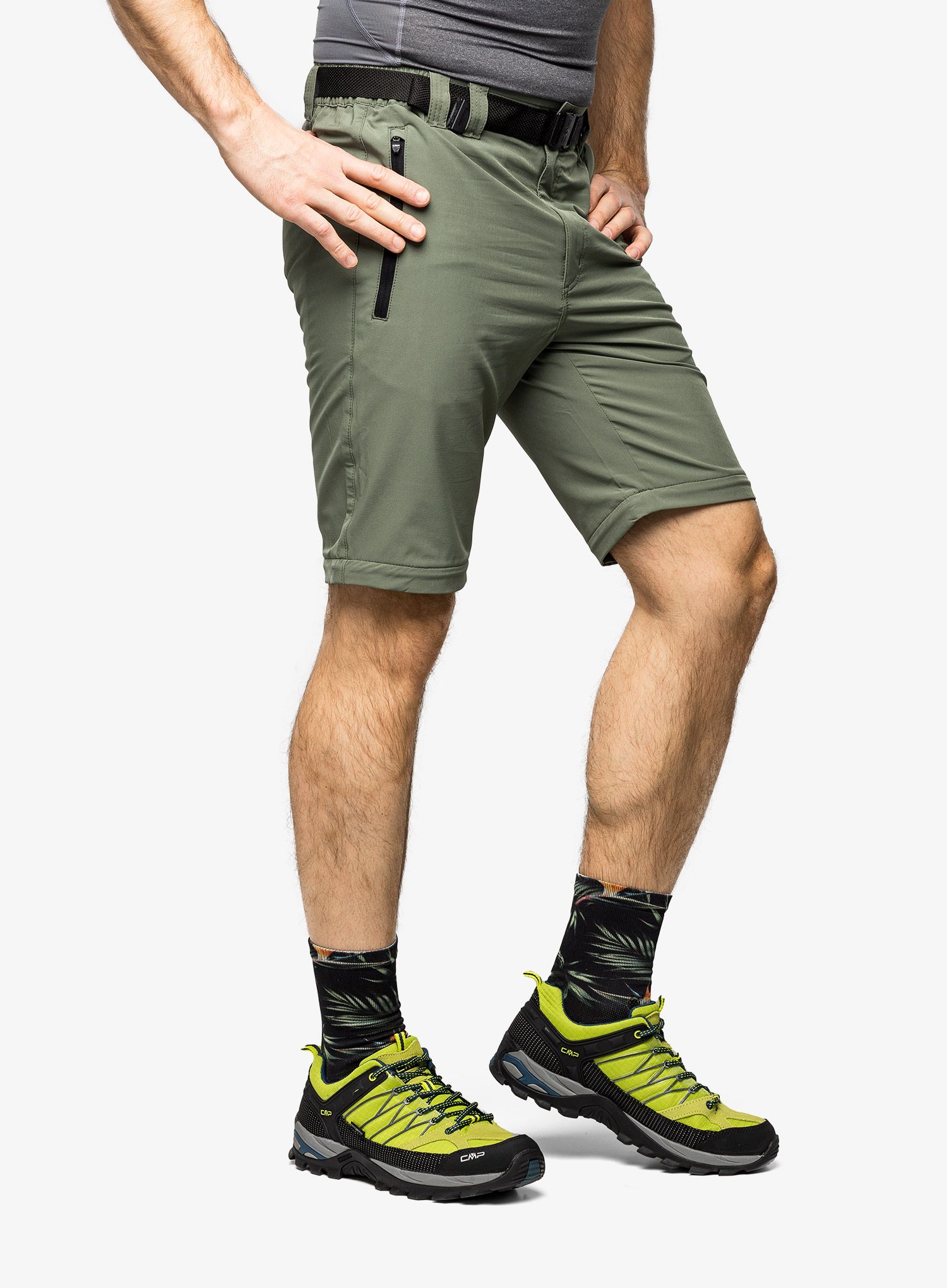 Pohodniške hlače CMP Lario Bermuda Stretch Polyester - torba