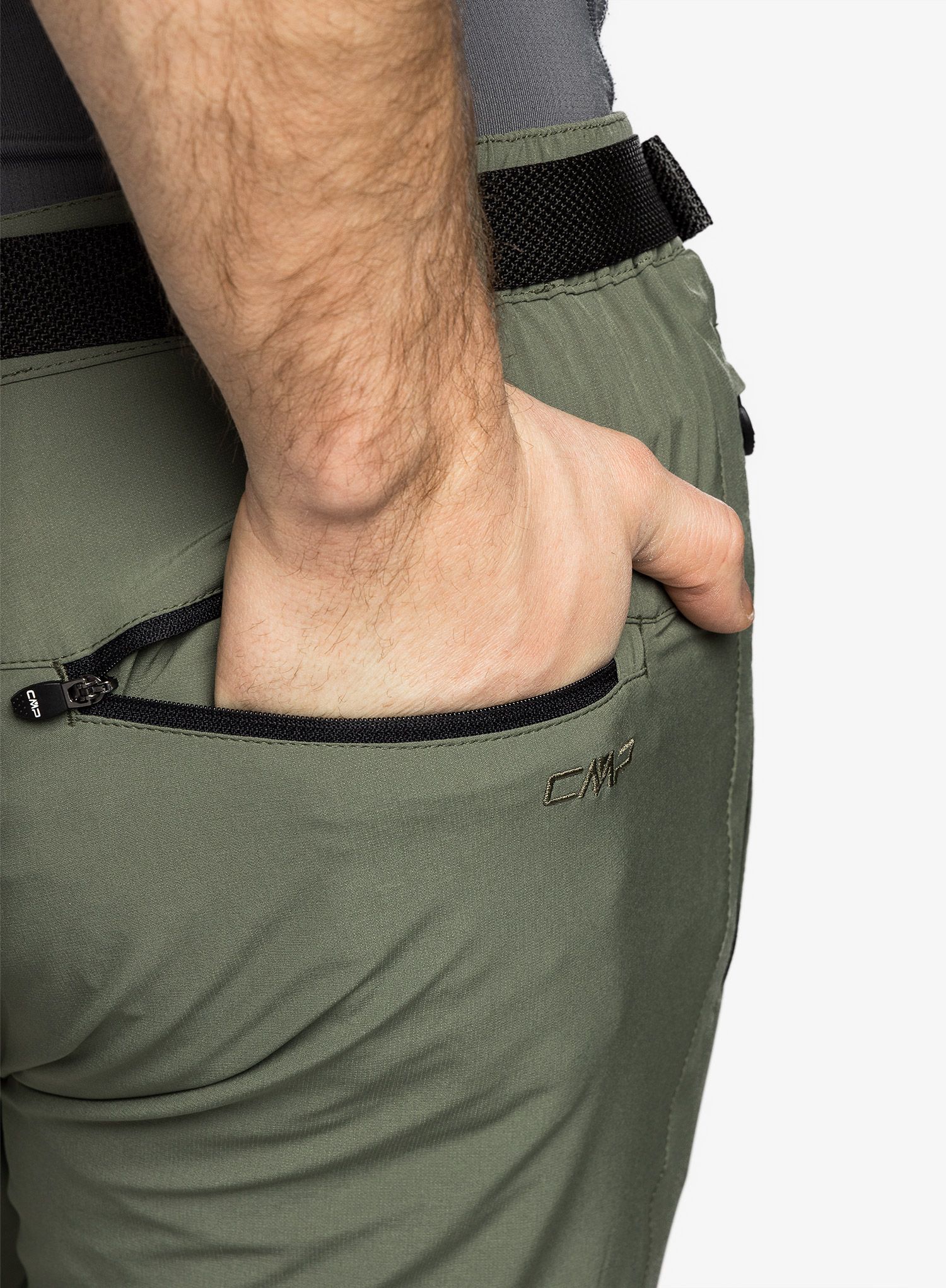 Pohodniške hlače CMP Lario Bermuda Stretch Polyester - torba