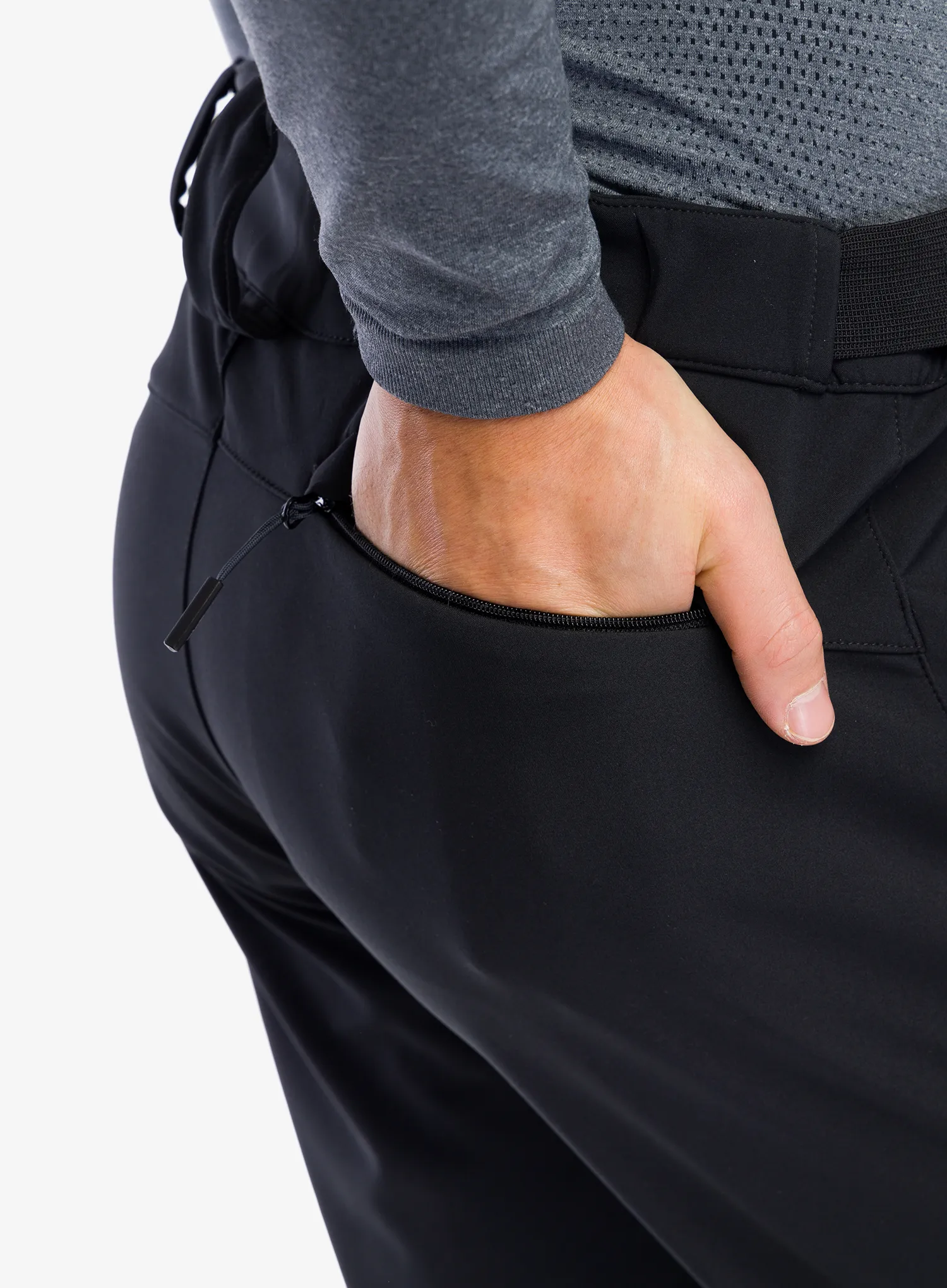 Softshell hlače CMP Long Pant Fate - nero