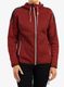 Ženski flis CMP Lucy Jacket Fix Hood - campari/antracite