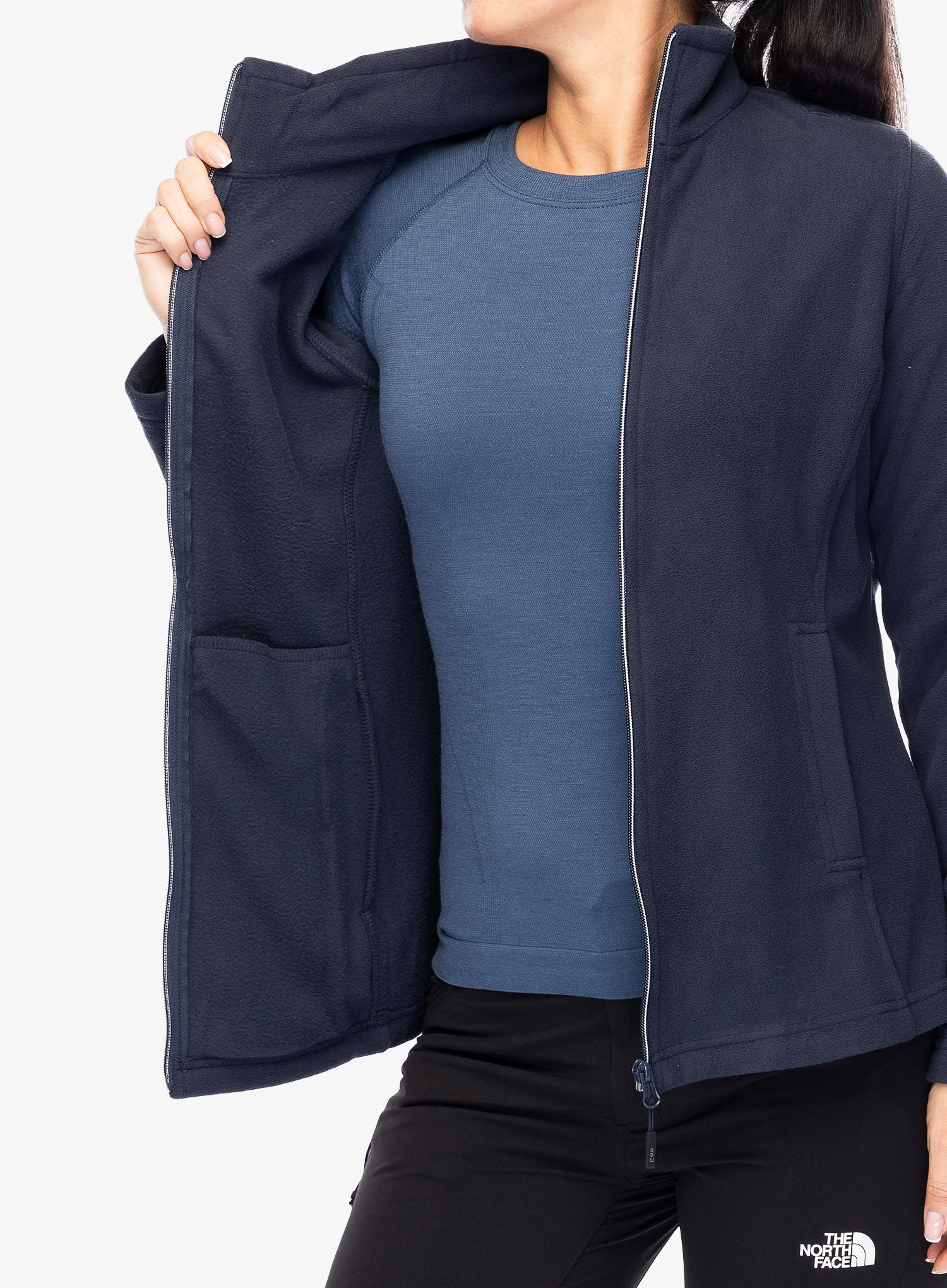 Ženski flis CMP Luminelle - black/blue