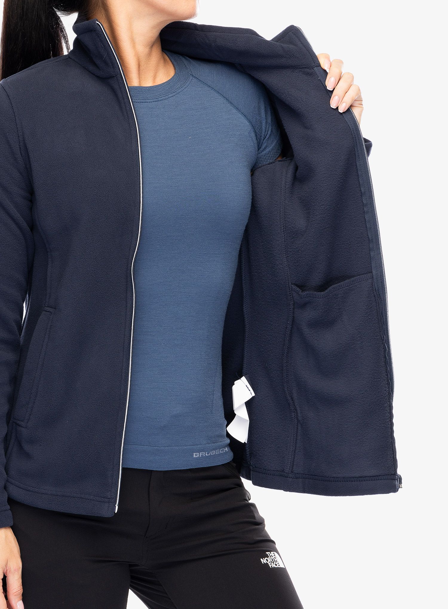 Ženski flis CMP Luminelle - black/blue