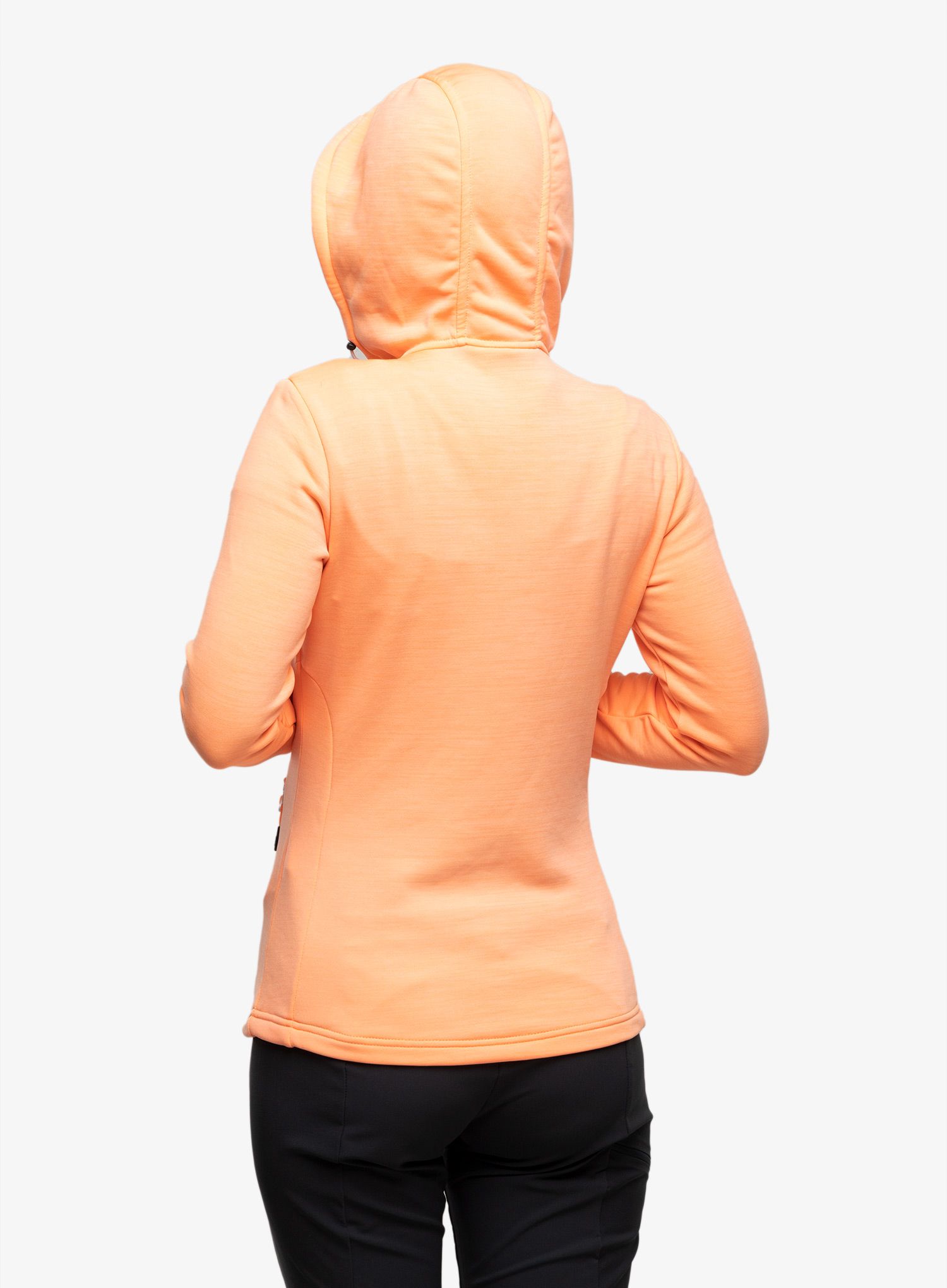 Ženska jopa s kapuco CMP Orianna Jacket Fix Hood - sunrise mel