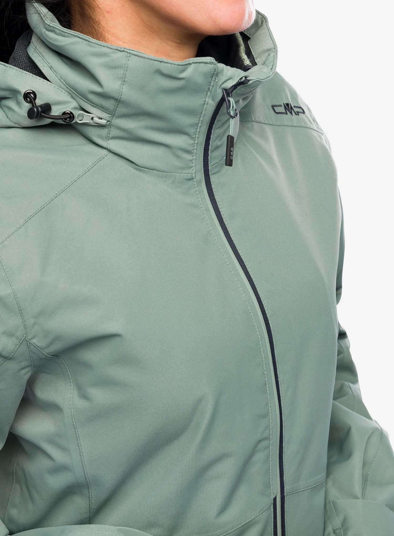 Ženska jakna 3v1 CMP Page Jacket Zip Hood Detachble Inn.Jacket - mineral