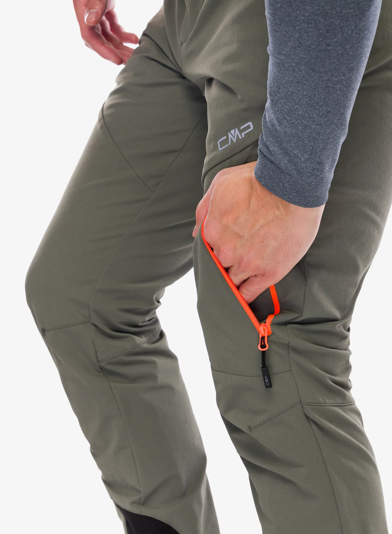 Softshell hlače CMP Pant Migel - olive