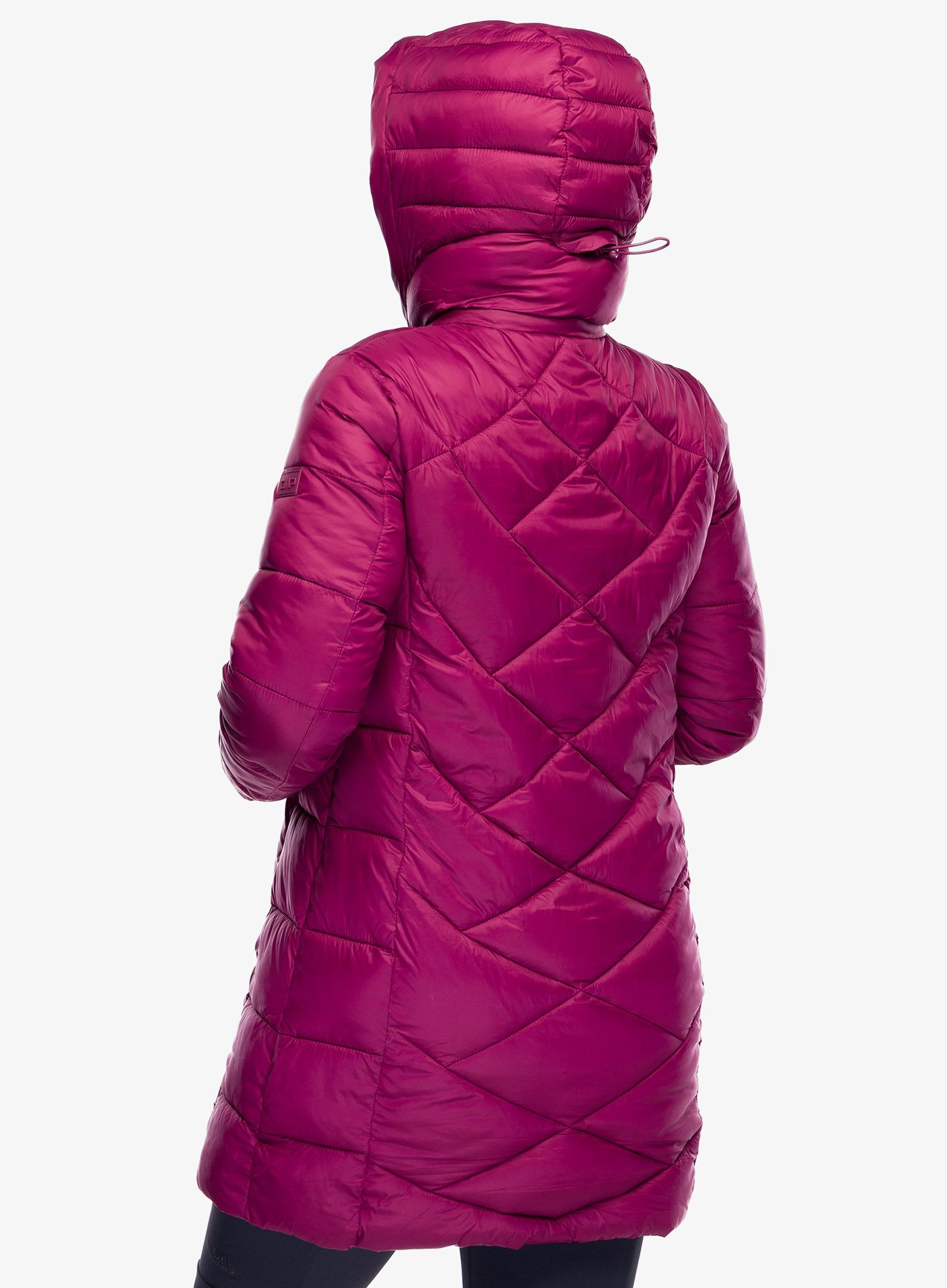 Ženski plašč CMP Pensa Parka Snaps Hood - rubino