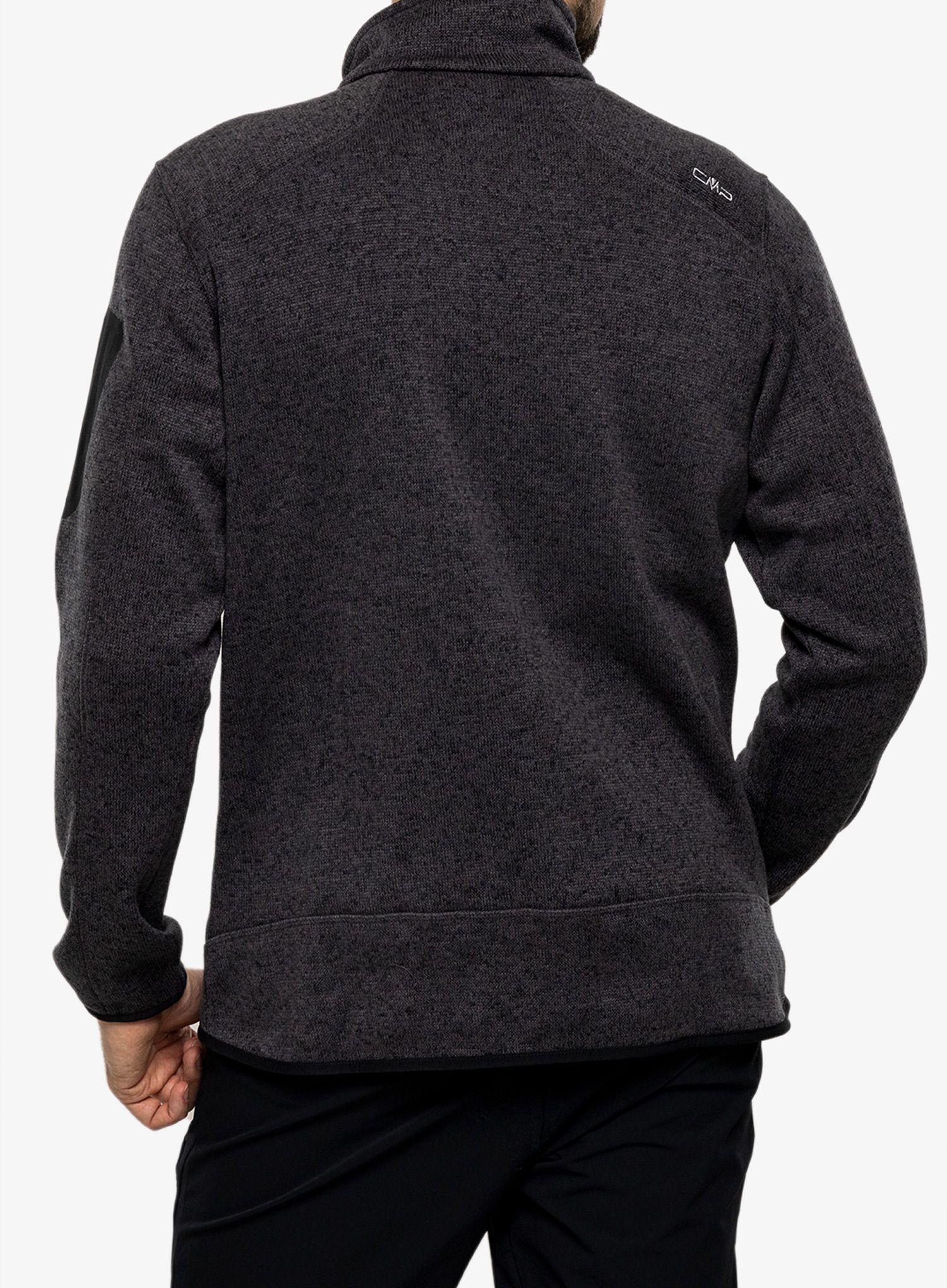Flis CMP Perl Jacket Knitted - nero/glacier
