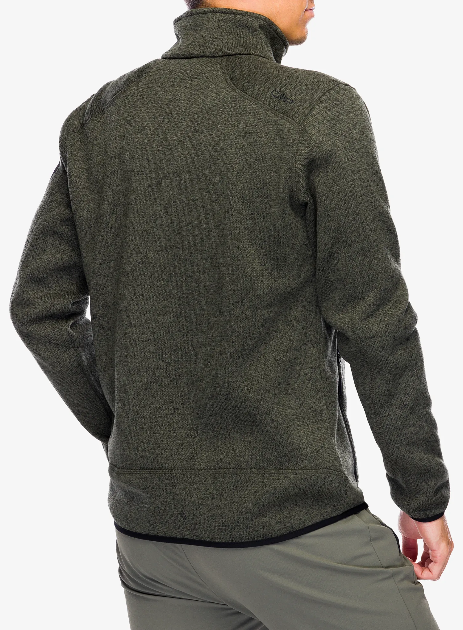 Flis CMP Perl Jacket Knitted - olive/nero