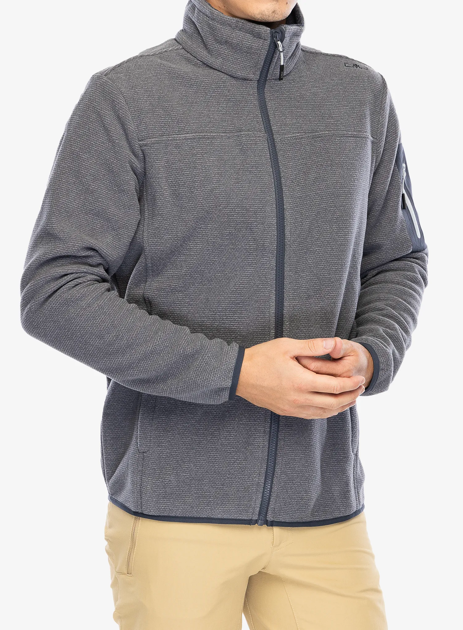 Flis CMP Perry Jacket - grey/titanio
