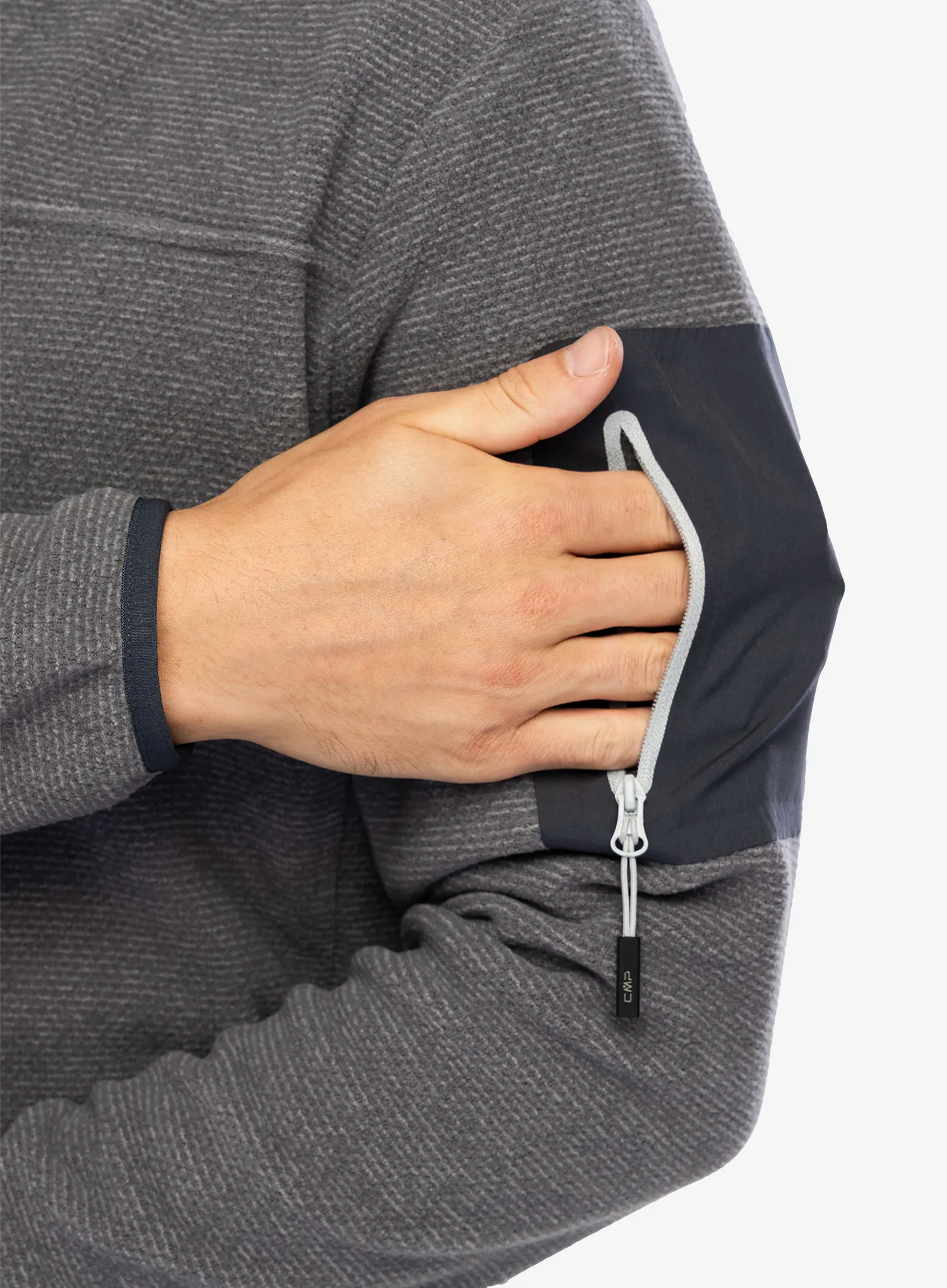 Flis CMP Perry Jacket - grey/titanio