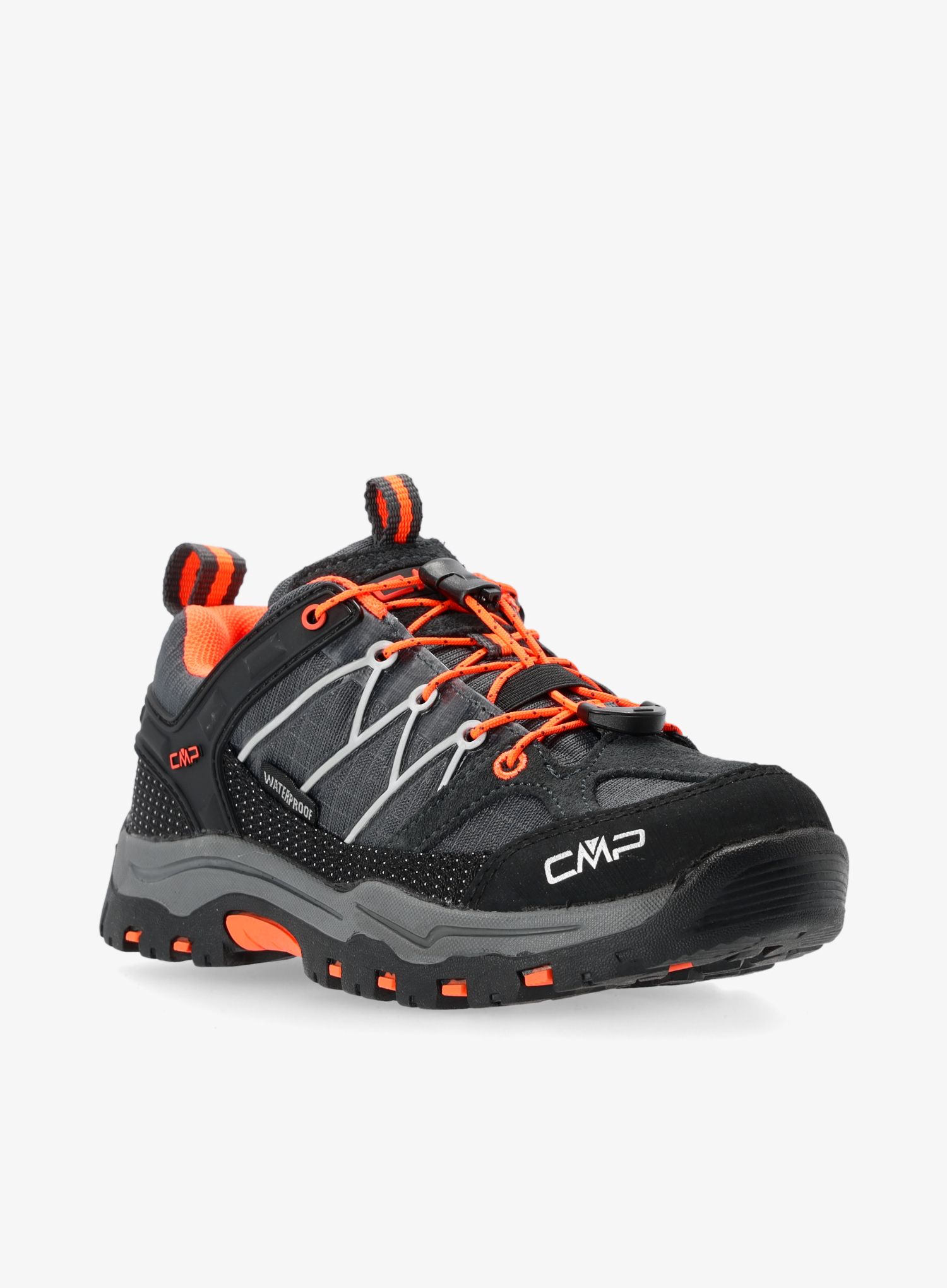 Otroška obutev CMP Rigel Low Trekking Shoe WP - antracite/flash orange