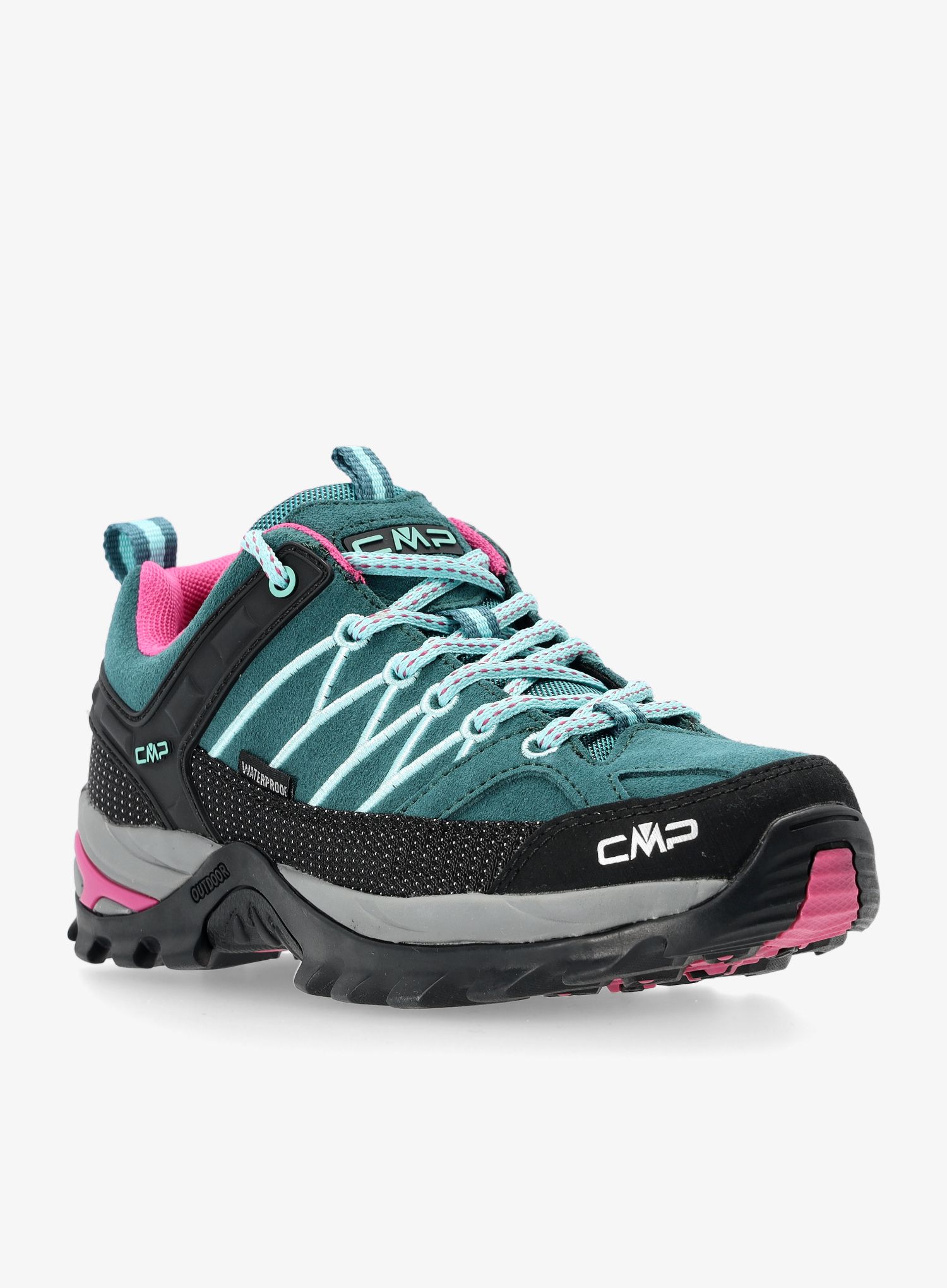 Ženski pohodniški čevlji CMP Rigel Low WP - dark turquoise